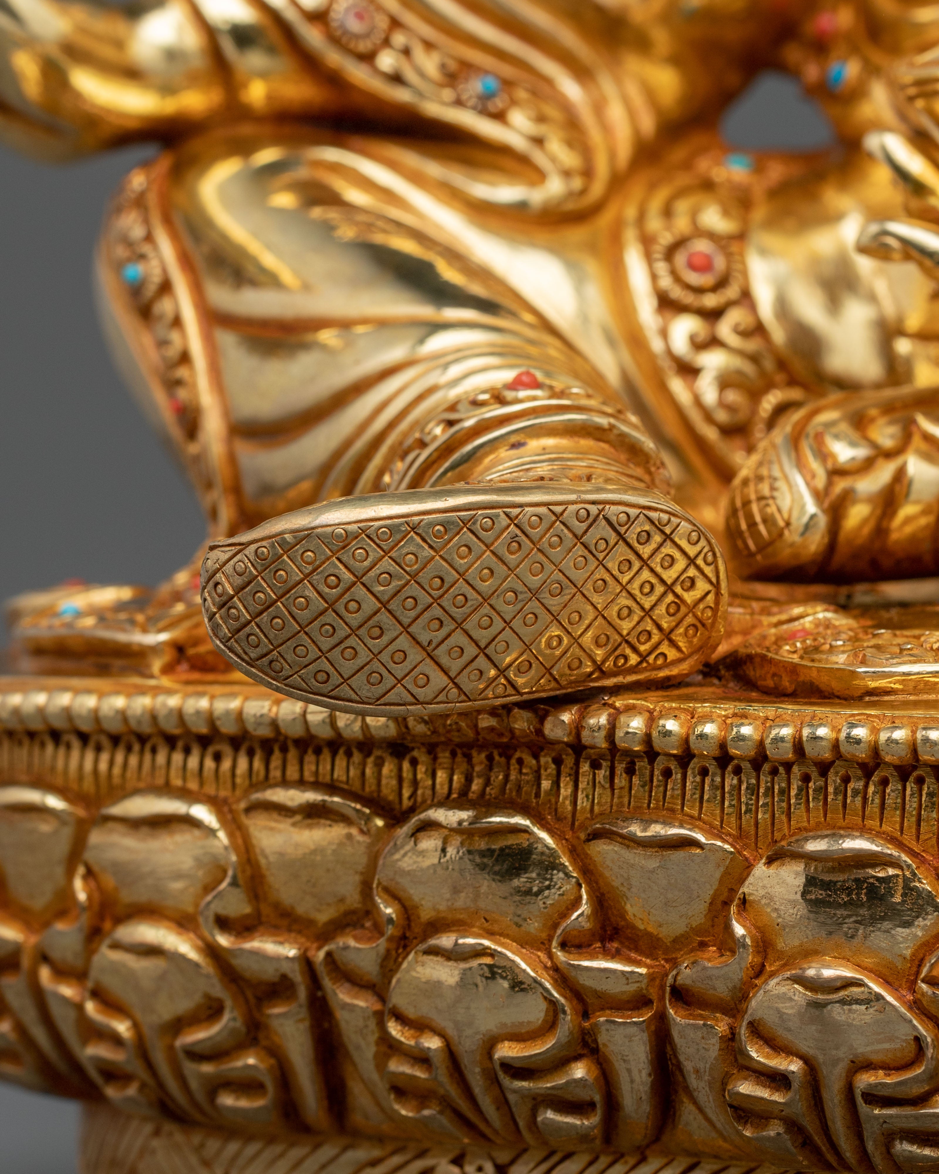 Padmasambhava Sculpture | Tibetan Buddhist Guru Figurine