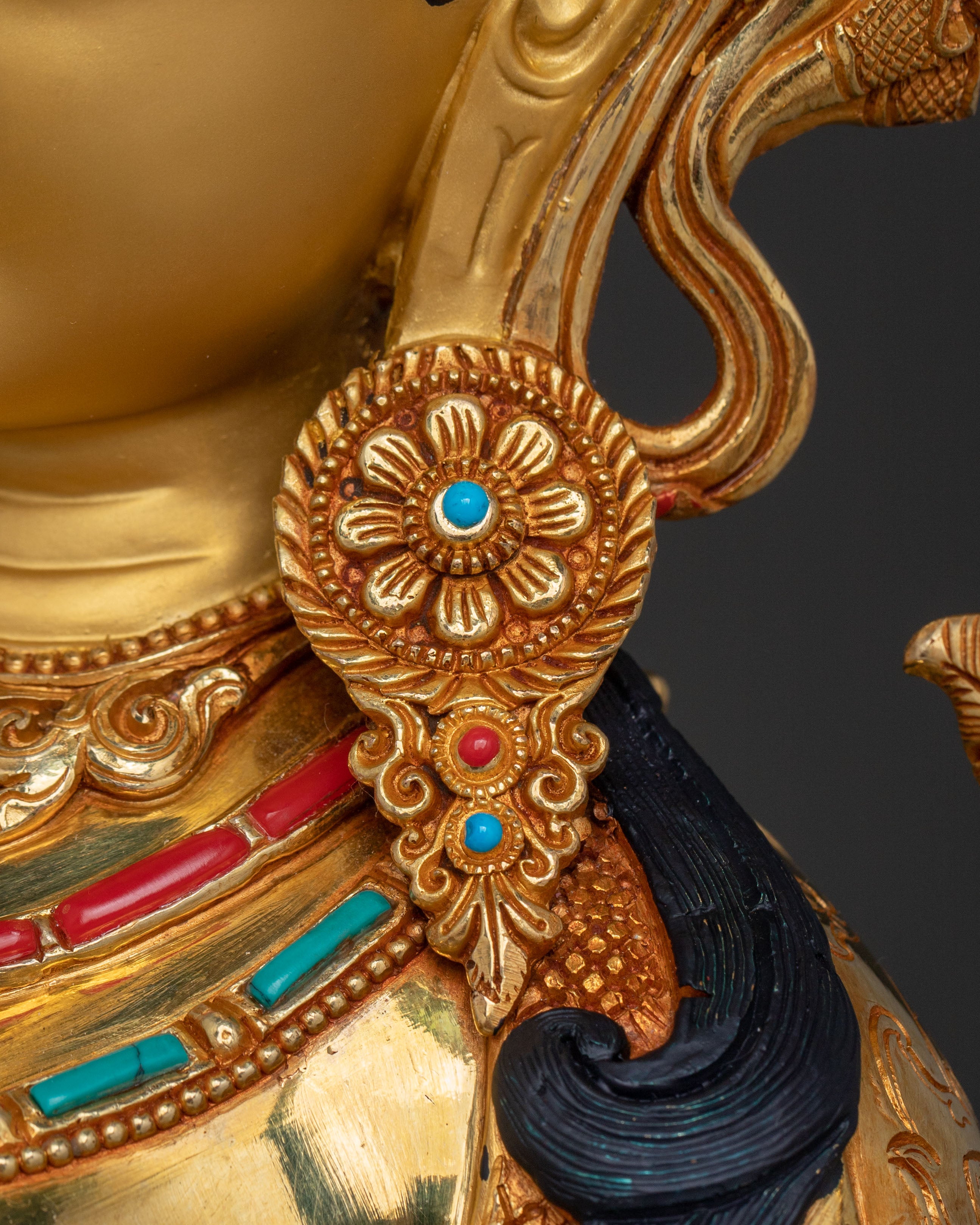 Buddhist Goddess Green Tara Sacred Statue | Tibetan Goddess of Compassion