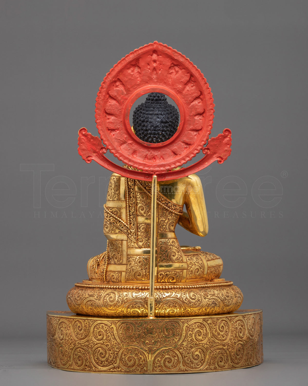 Vairocana Copper Statue with 24K Gold Gilding | Home Decor