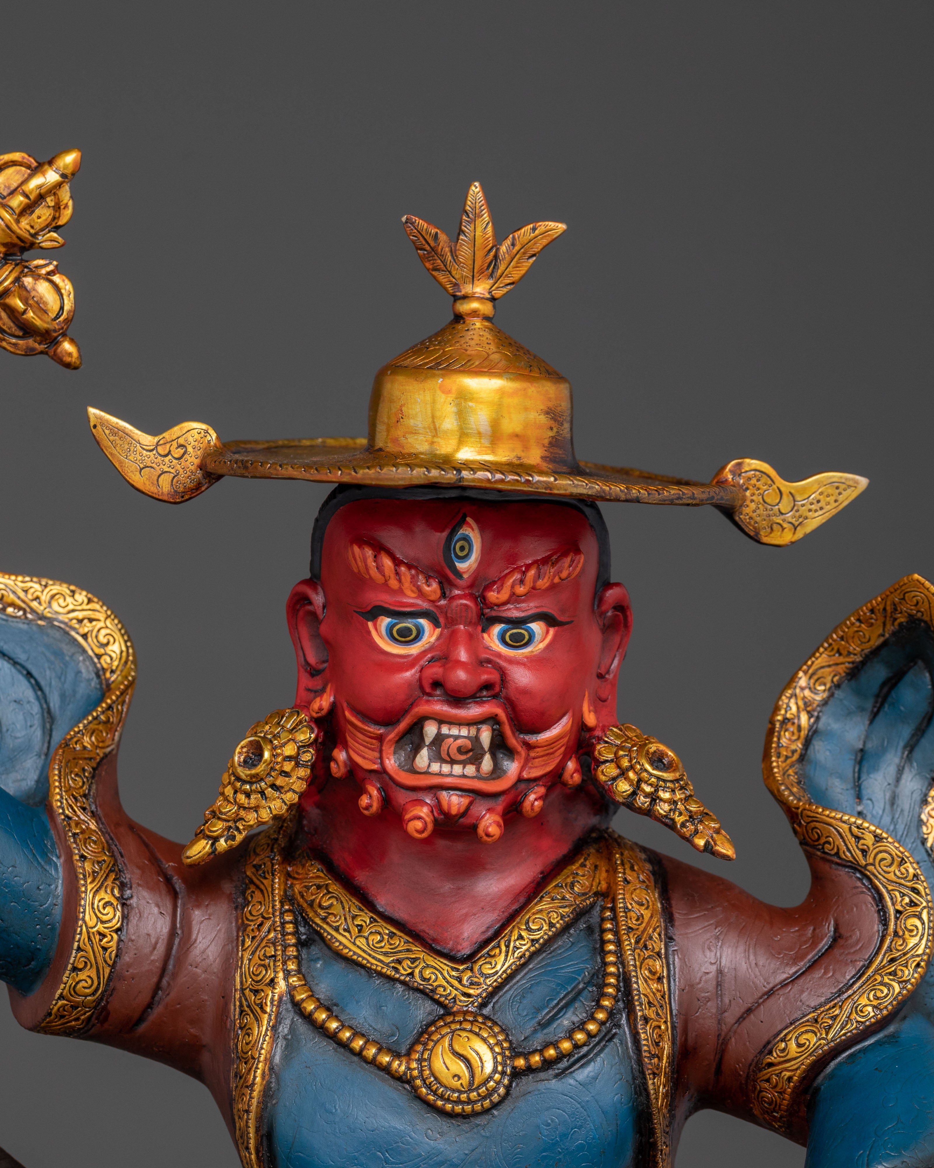 Damchen Garwai Nagpo: Tibetan Wrathful Protector Deity