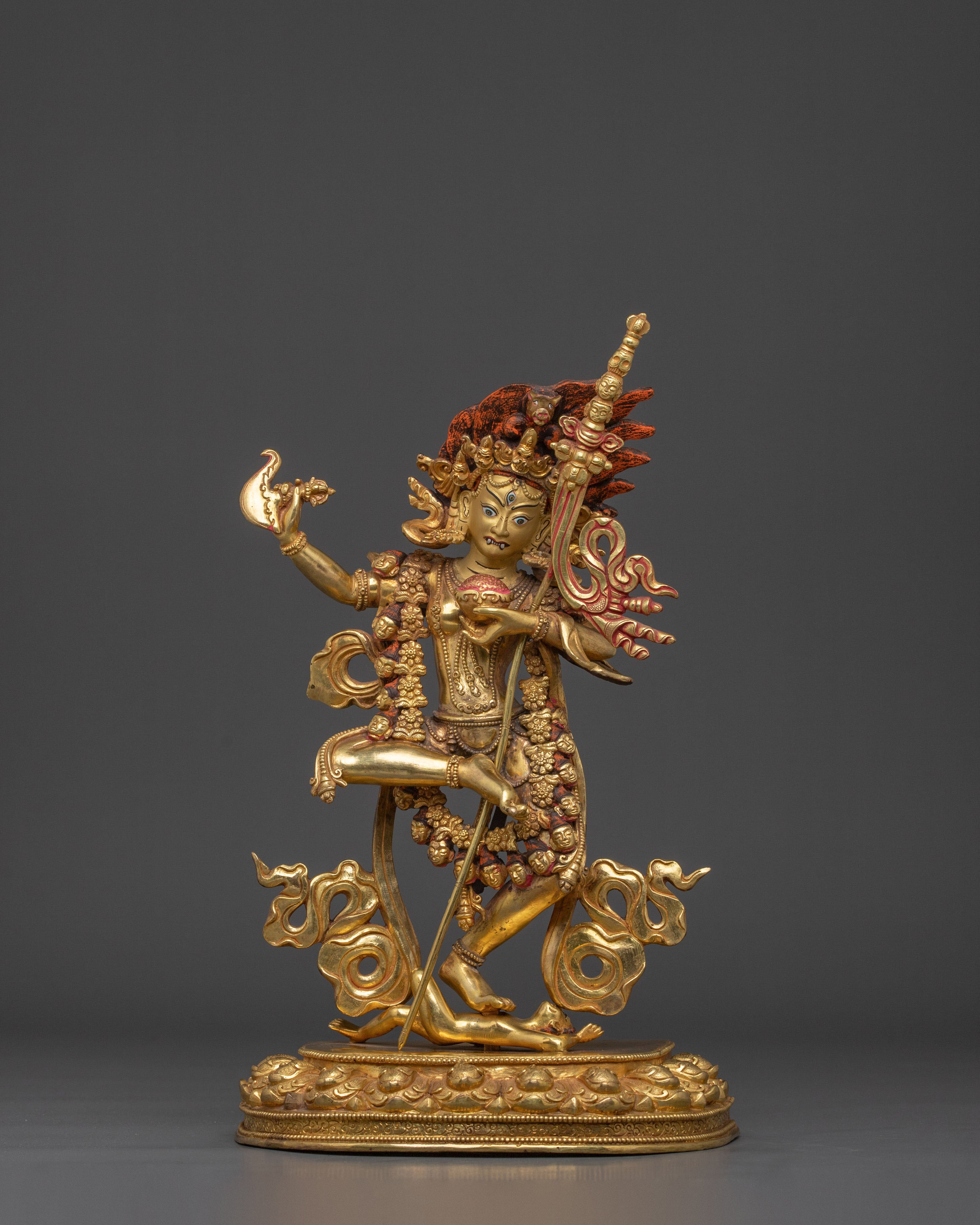Tibetan Dakini Dorje Phagmo Statue | n Buddhist Fierce Protector Deity