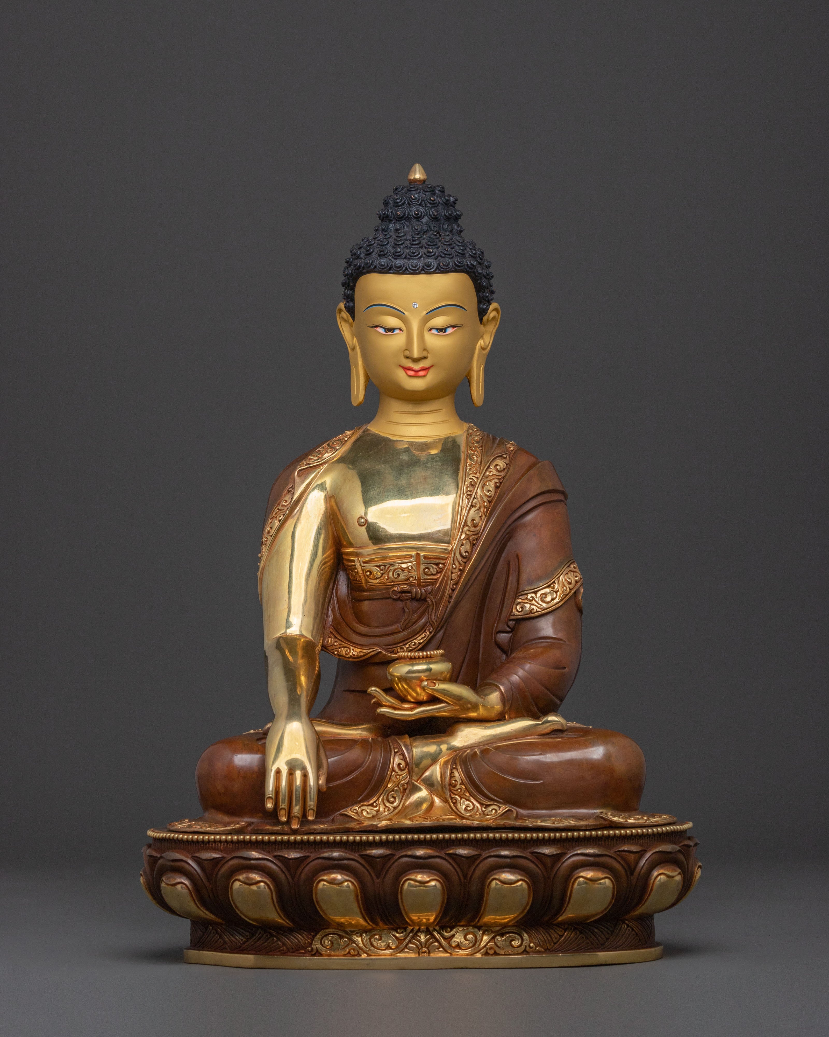 Shakyamuni Buddha Tibetan Statue for Decor