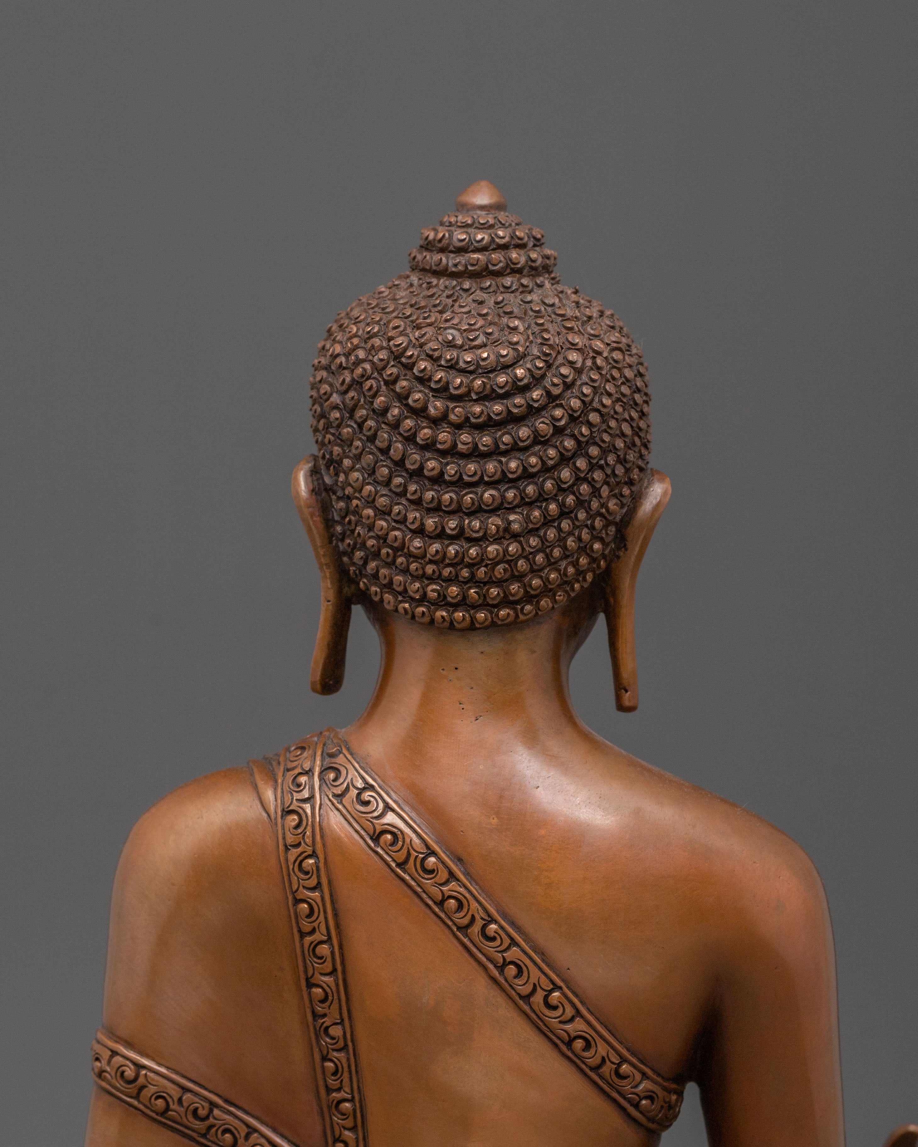Bhaisajyaguru Divine Statue | Oxidized Copper Figurine