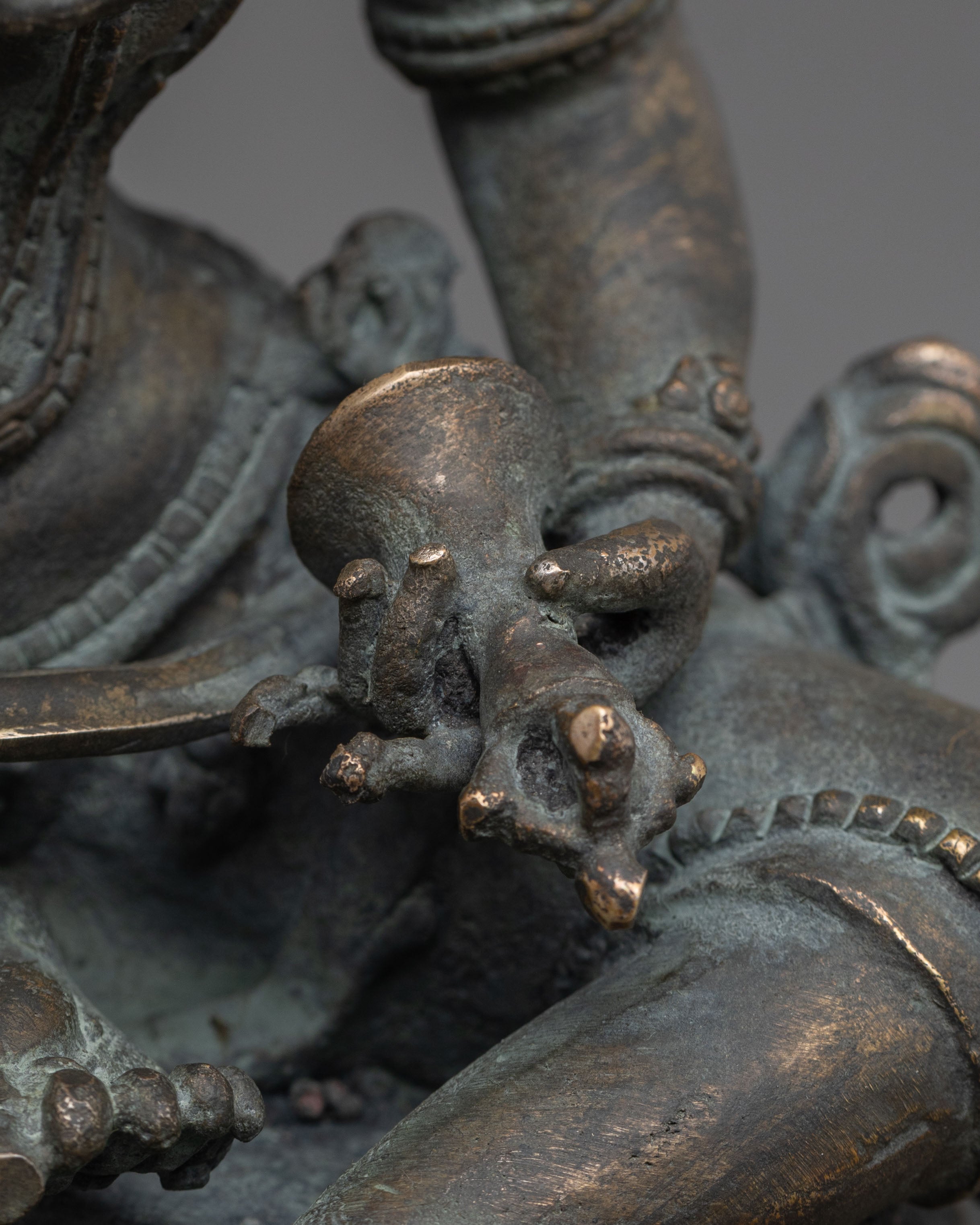 Vajrasattva Statue | Sacred Figurine with Antique Finish