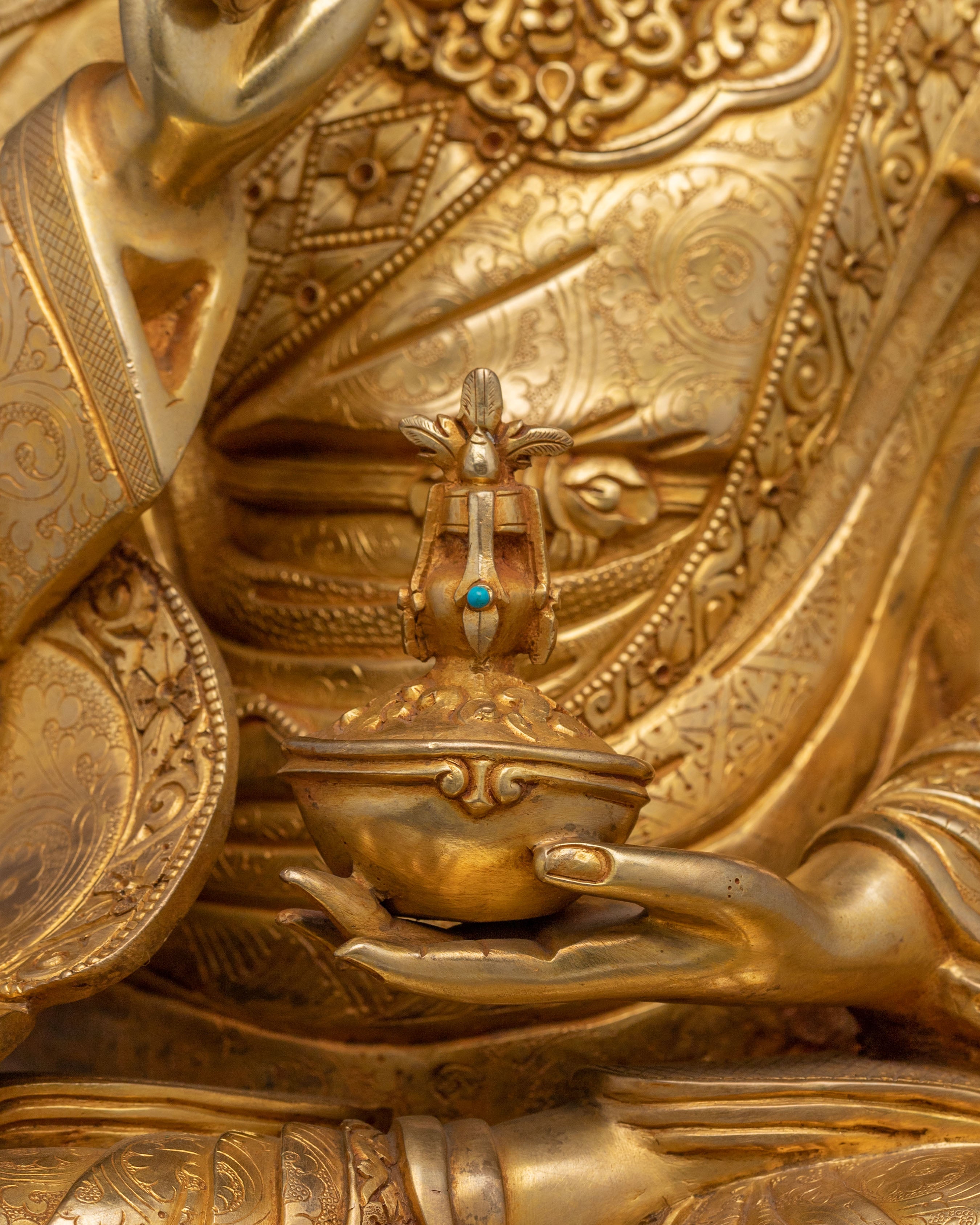 Handcrafted Guru Tsokye Dorje Sacred Statue