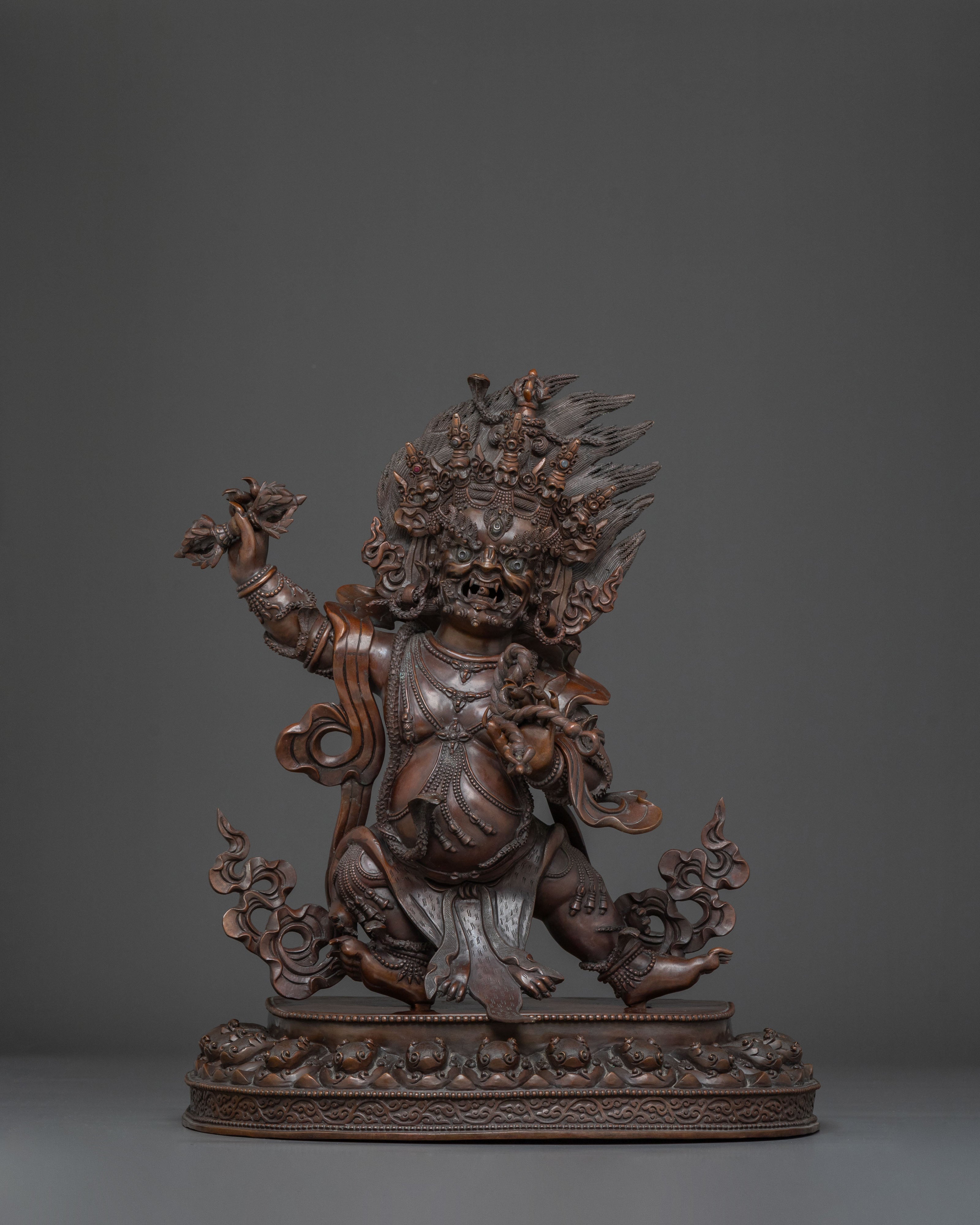 Vajrapani Protector Deity Statue | Bodhisattva of Power and Spiritual Strength