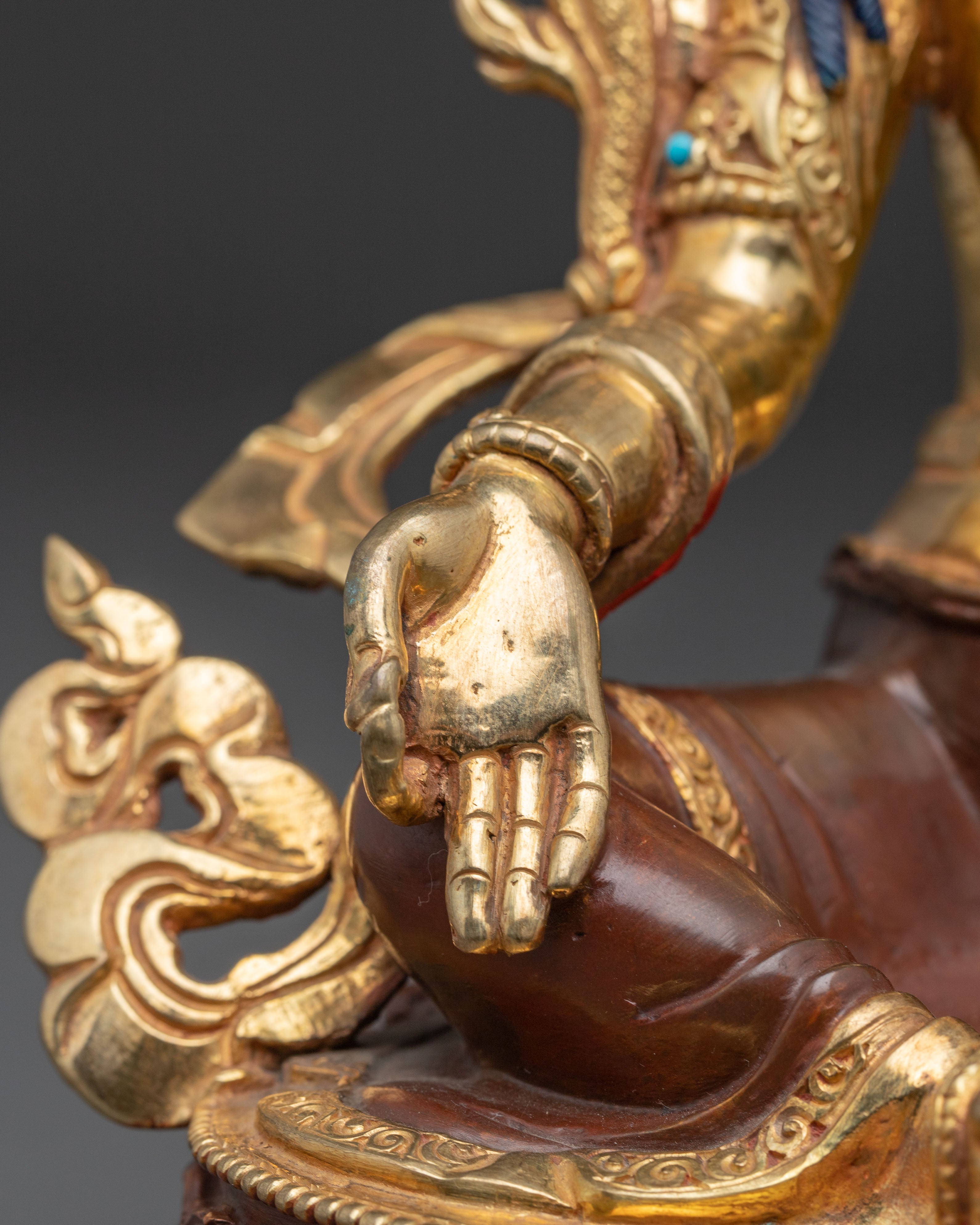 Handmade Sculpture of Mother Green Tara | Compassionate Protector