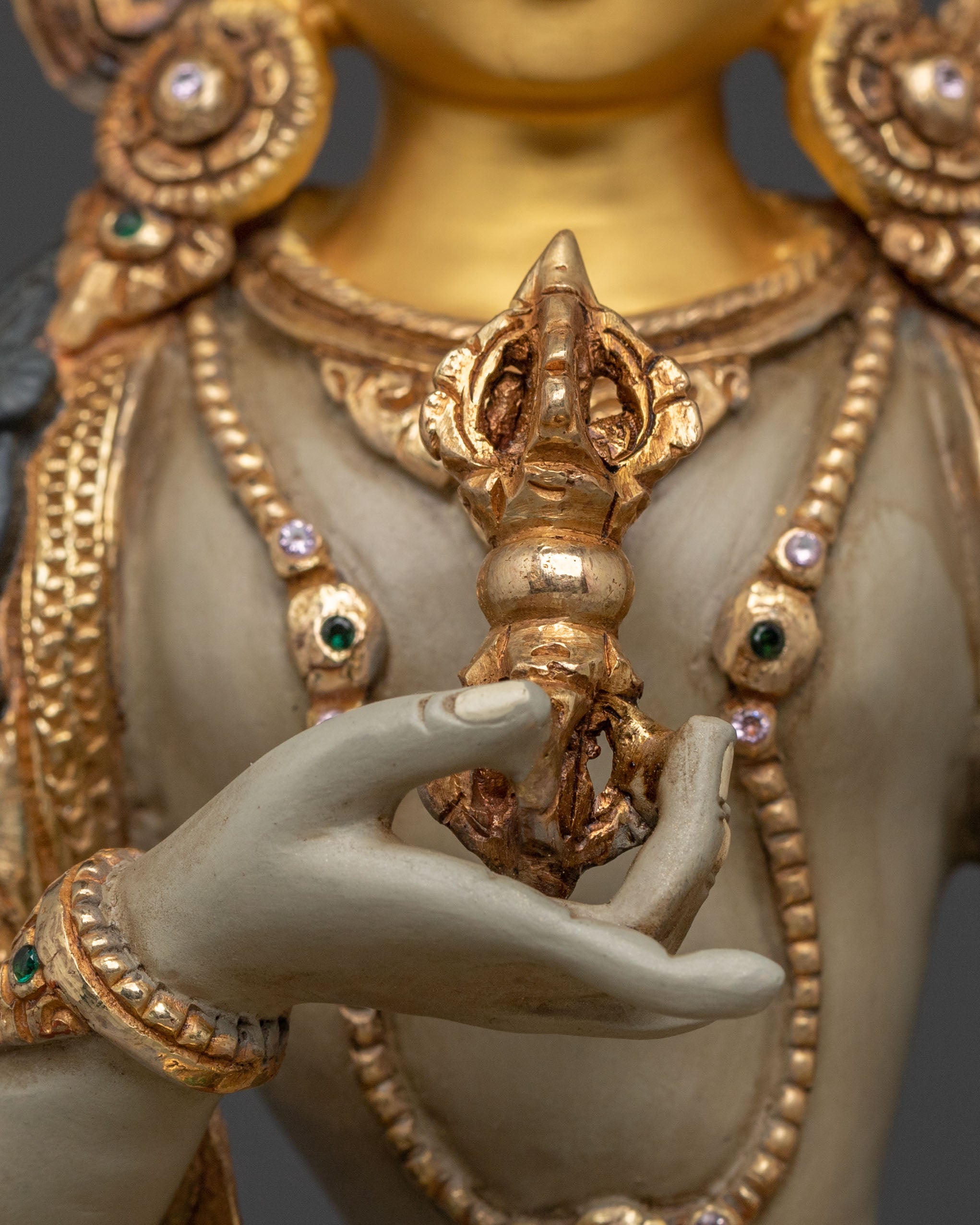 Handmade Vajrasattva Figurine | Purification Deity