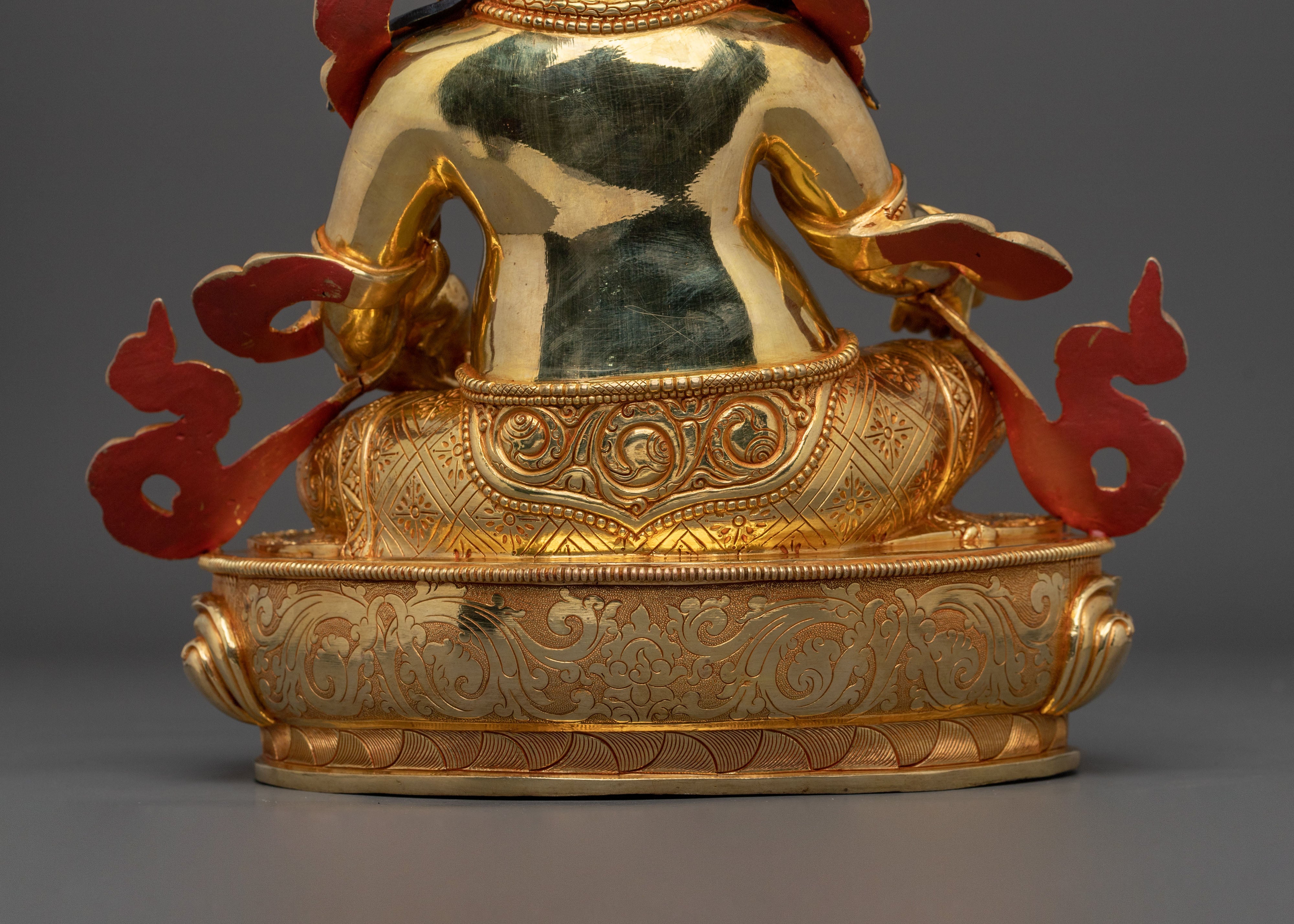 Dzambhala Statue | Handcrafted Golden Figurine
