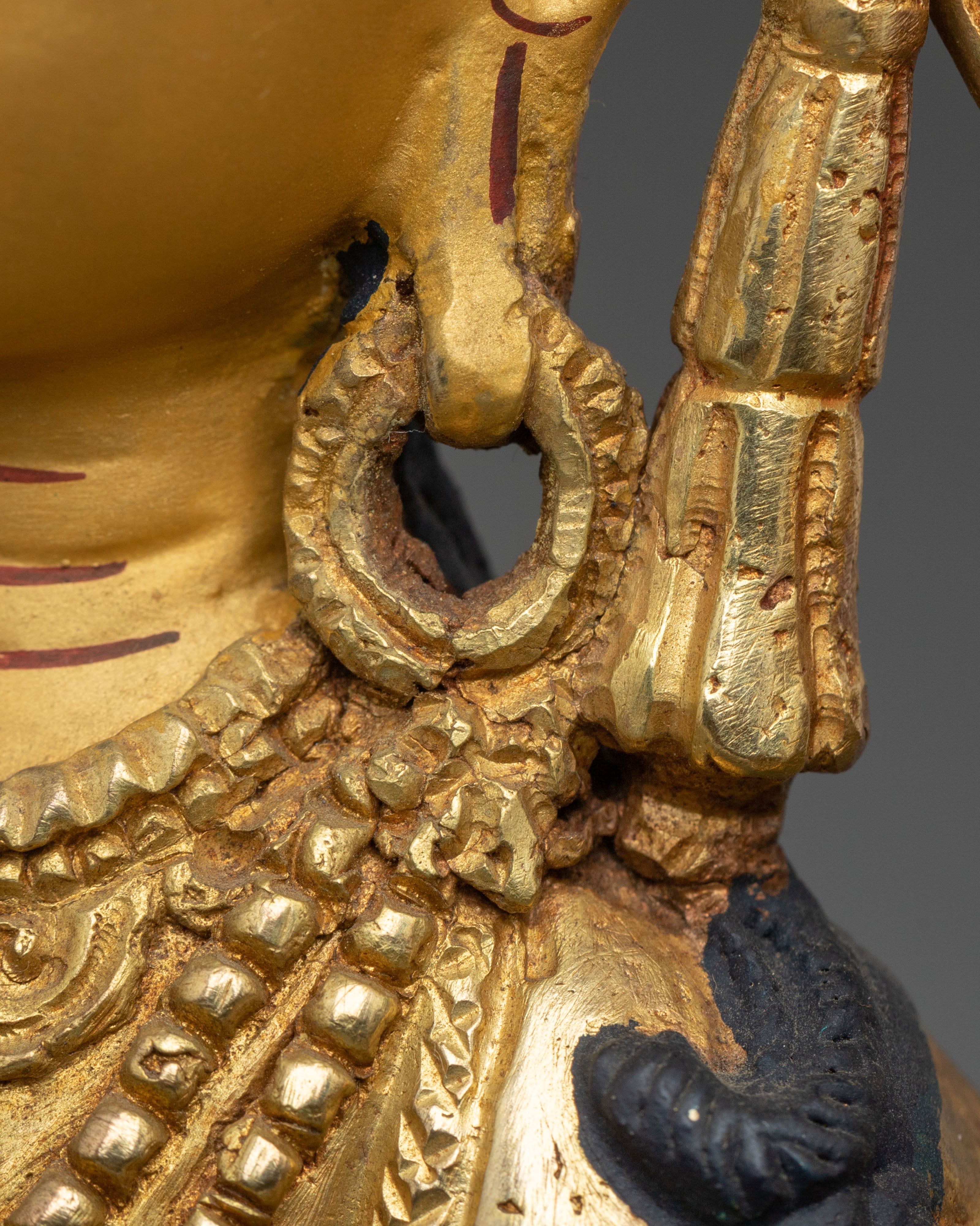 Chundi Statue of Protection | 24K Gold Gilded Goddess Figurine