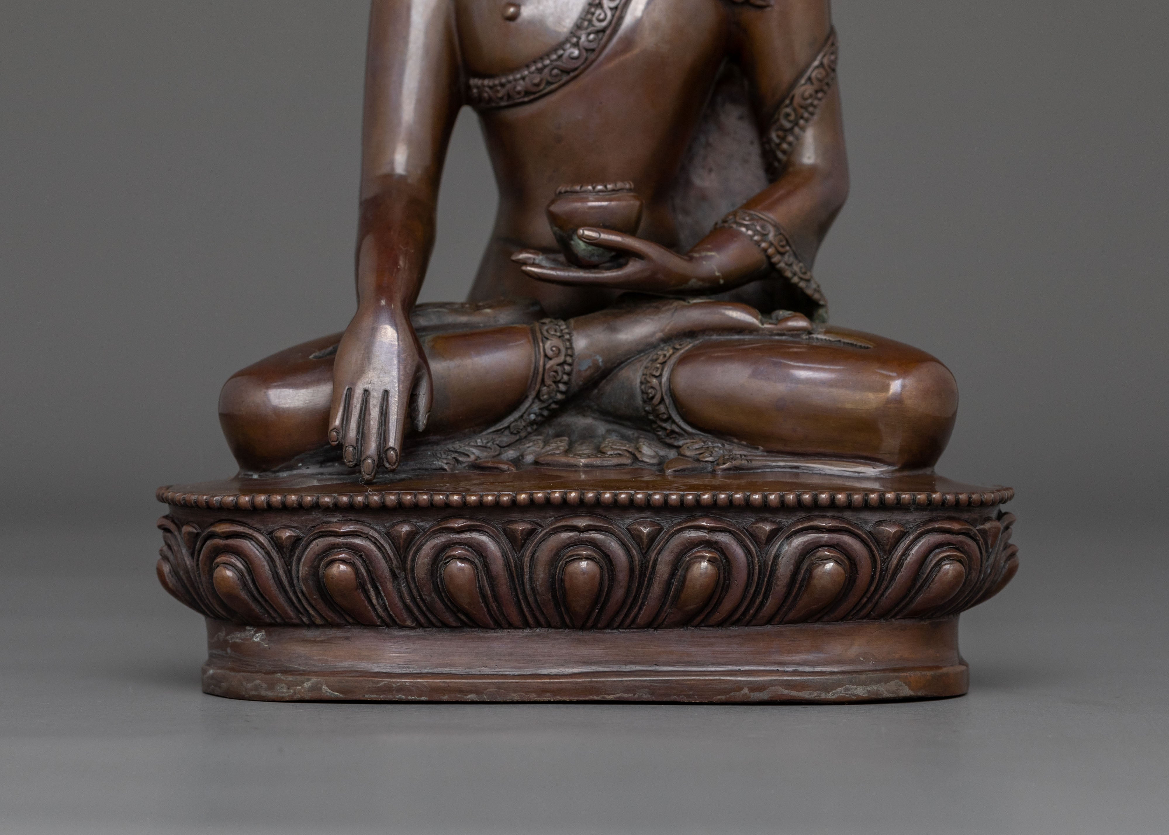 Shakyamuni Buddha Sacred Himalayan Sculpture