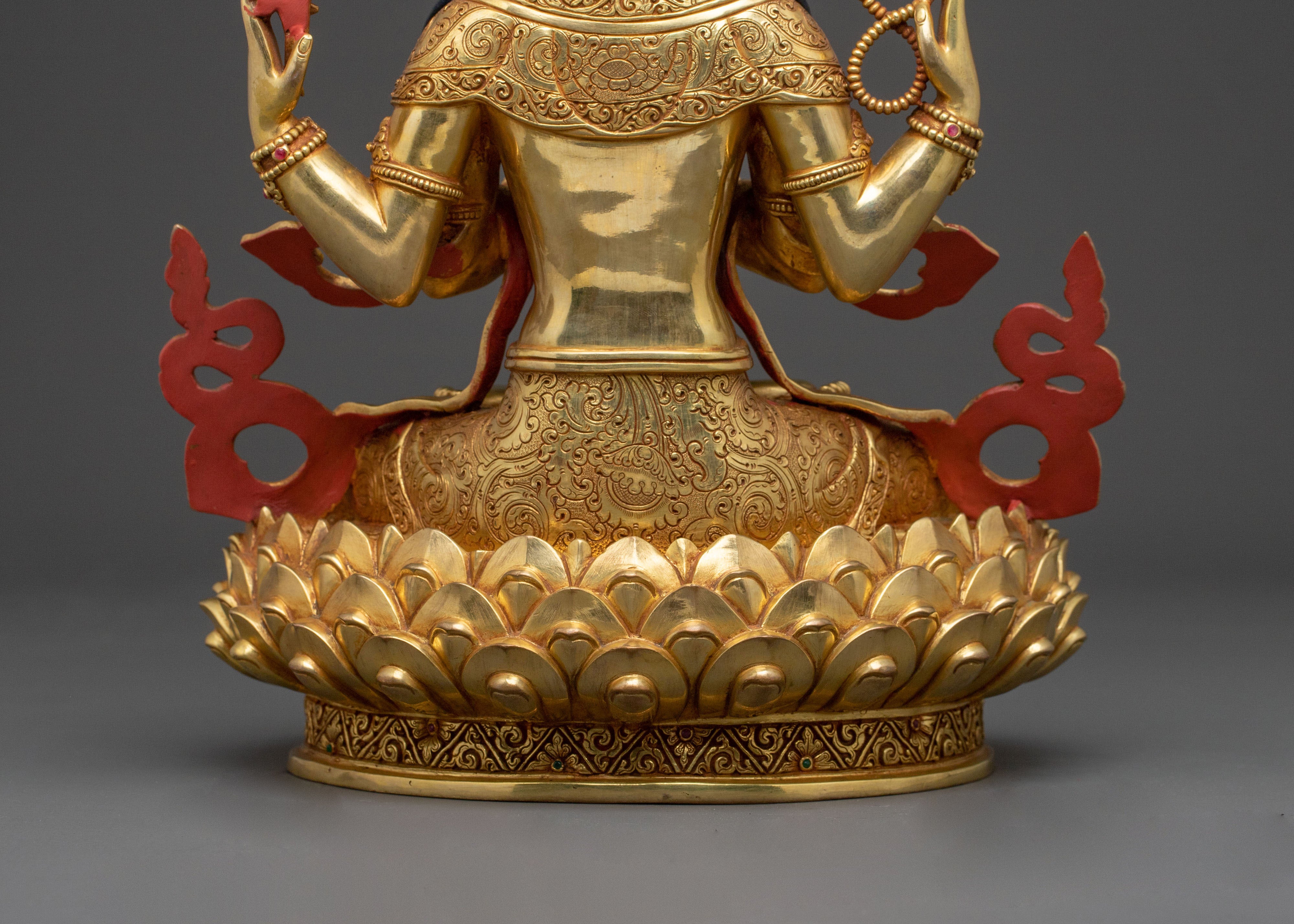 Radiant Avalokiteshvara Statue | Blessing Figure