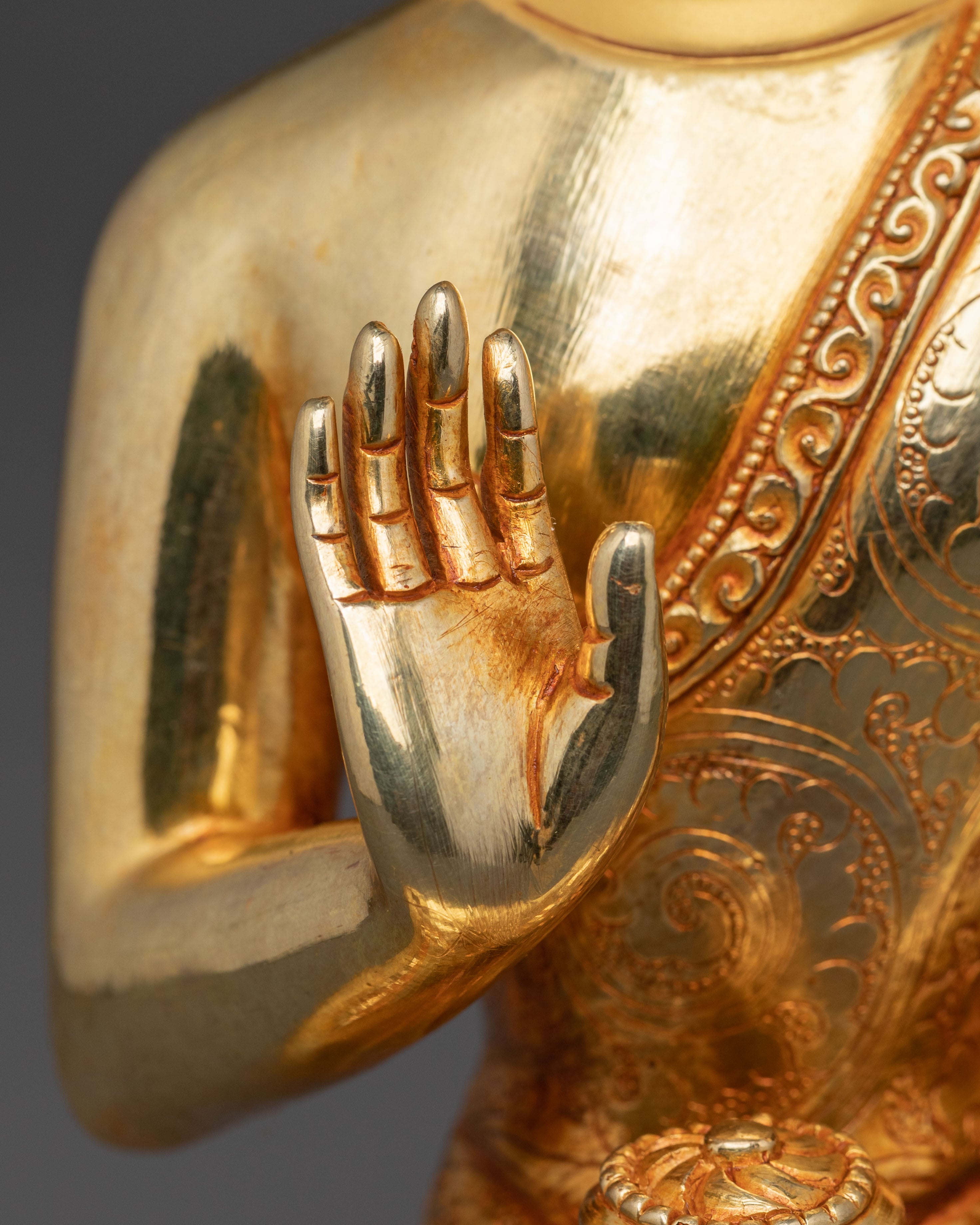 Five Dhyani Buddha Divine Statue Set | Altar Decor