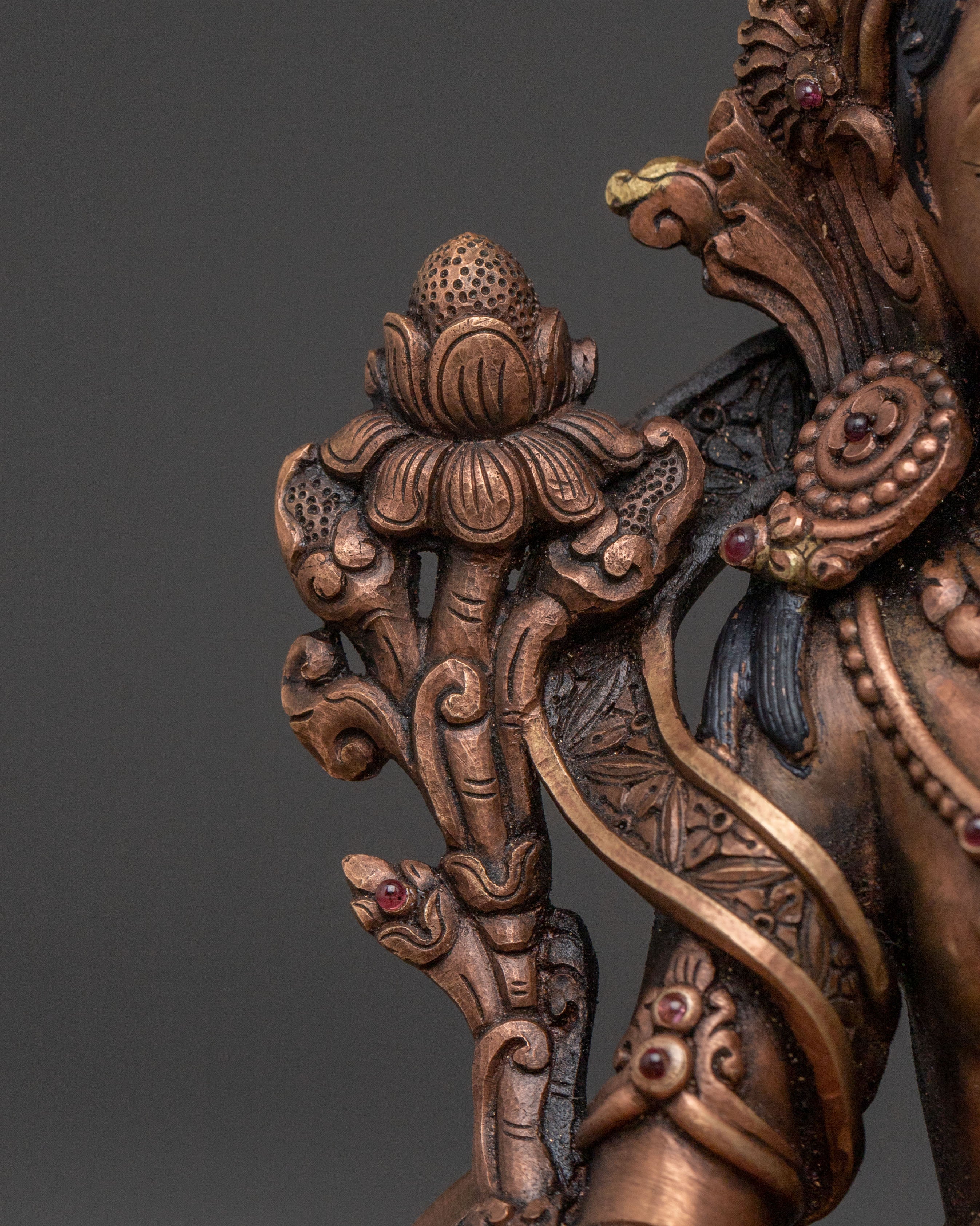 Handcrafted Green Tara Divine Statue | Mother Figure