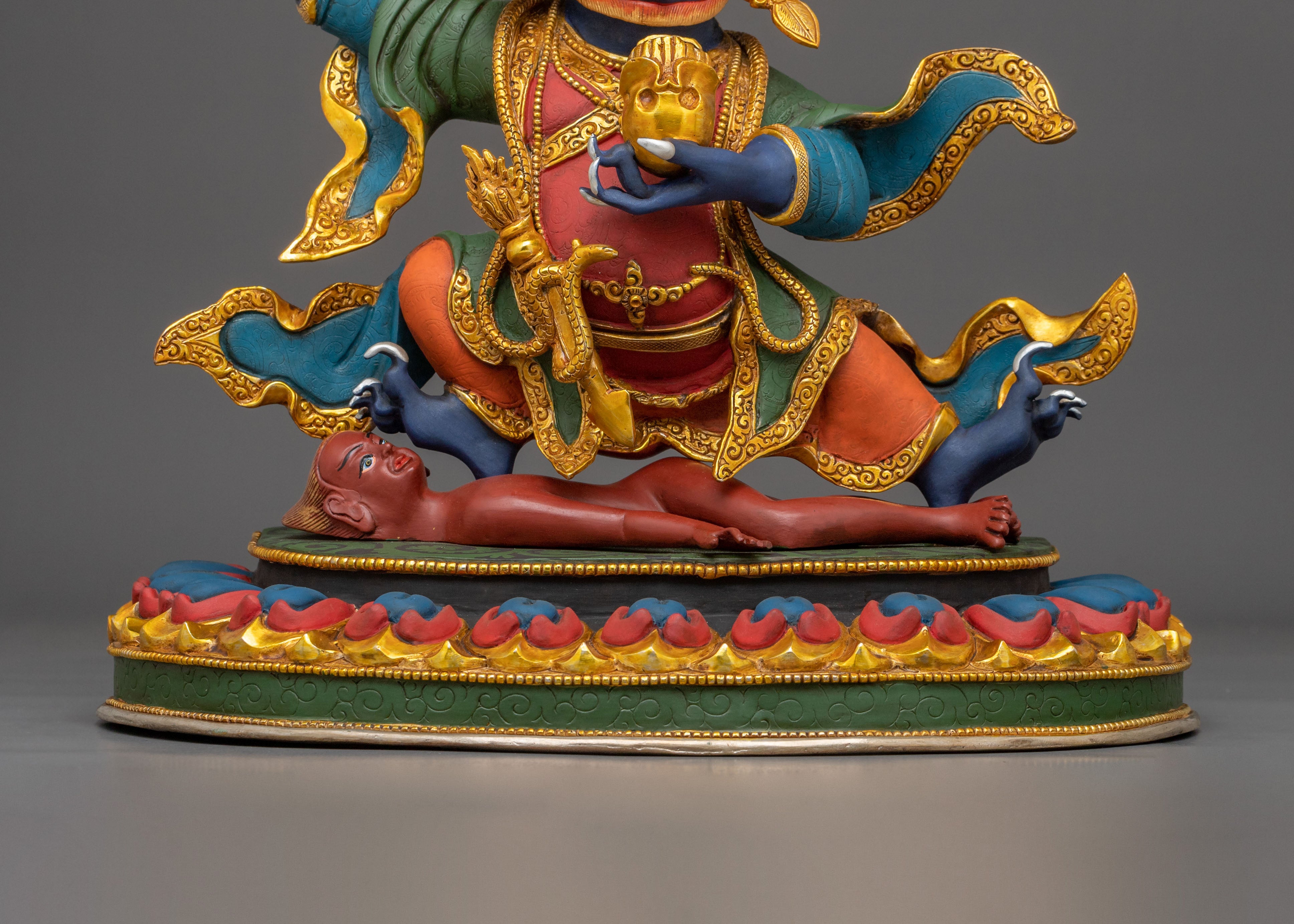 Handmade Mahakala Bernakchen Sculpture | Home Decor