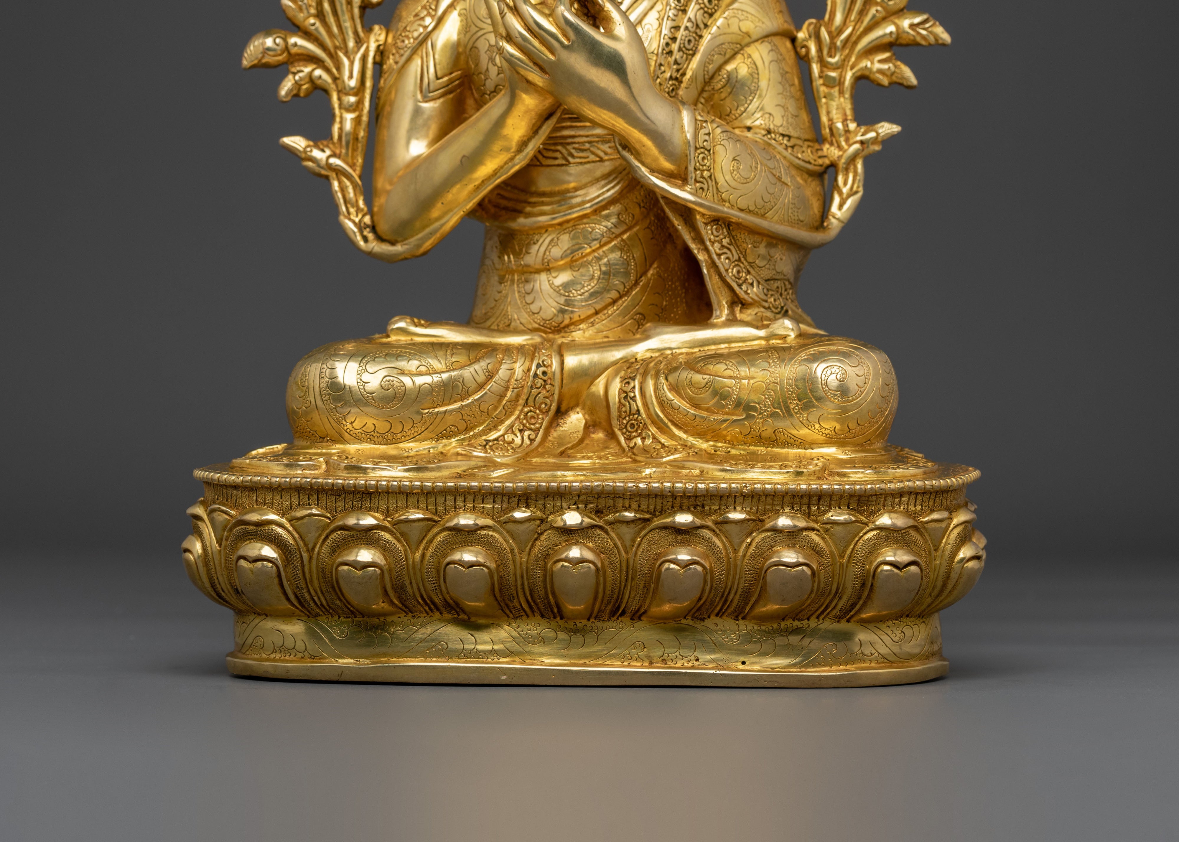 Tsongkhapa with Disciples Sculpture Set | Altar Home Decor