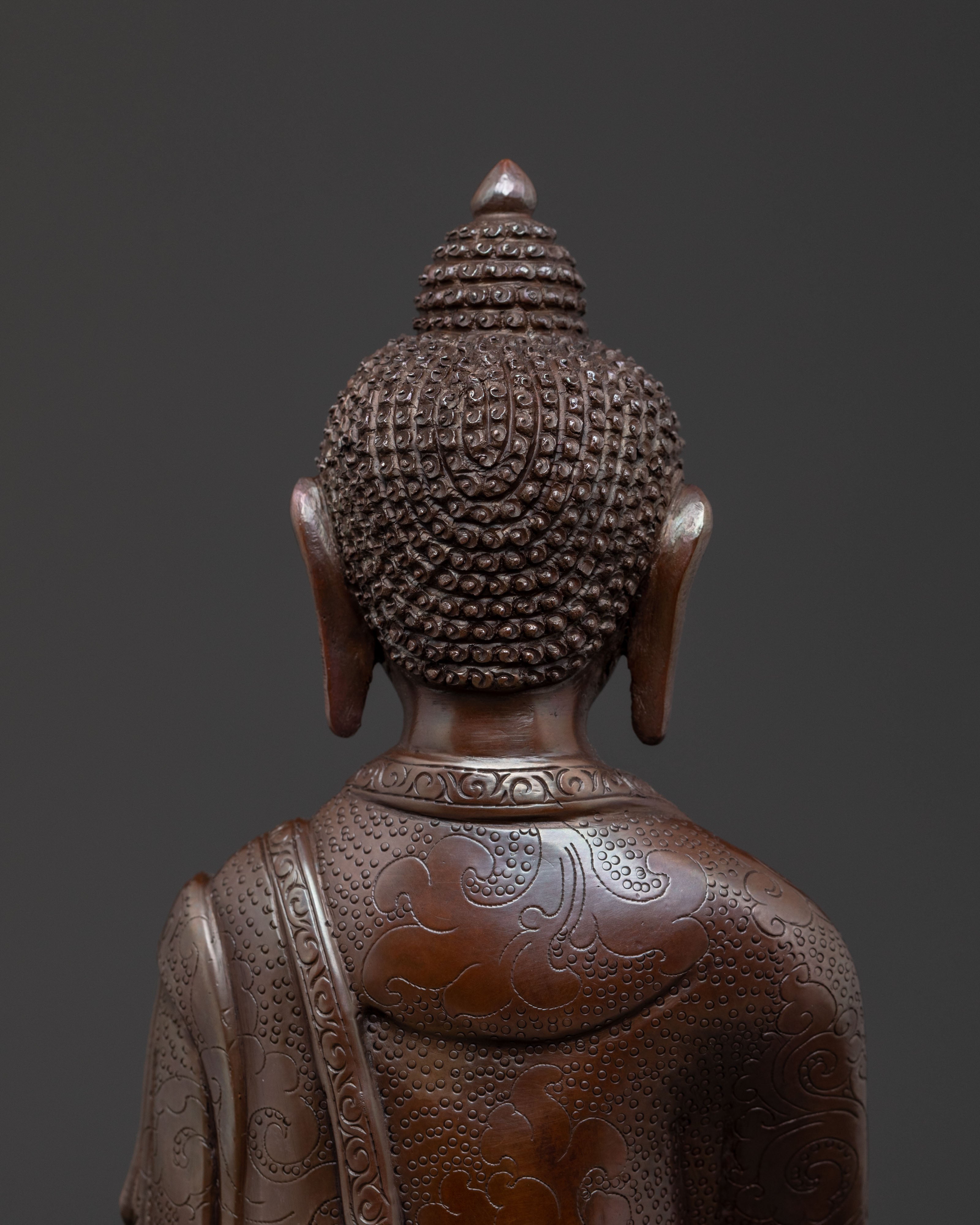 Vairocana Oxidized Copper Statue | Sacred Figure