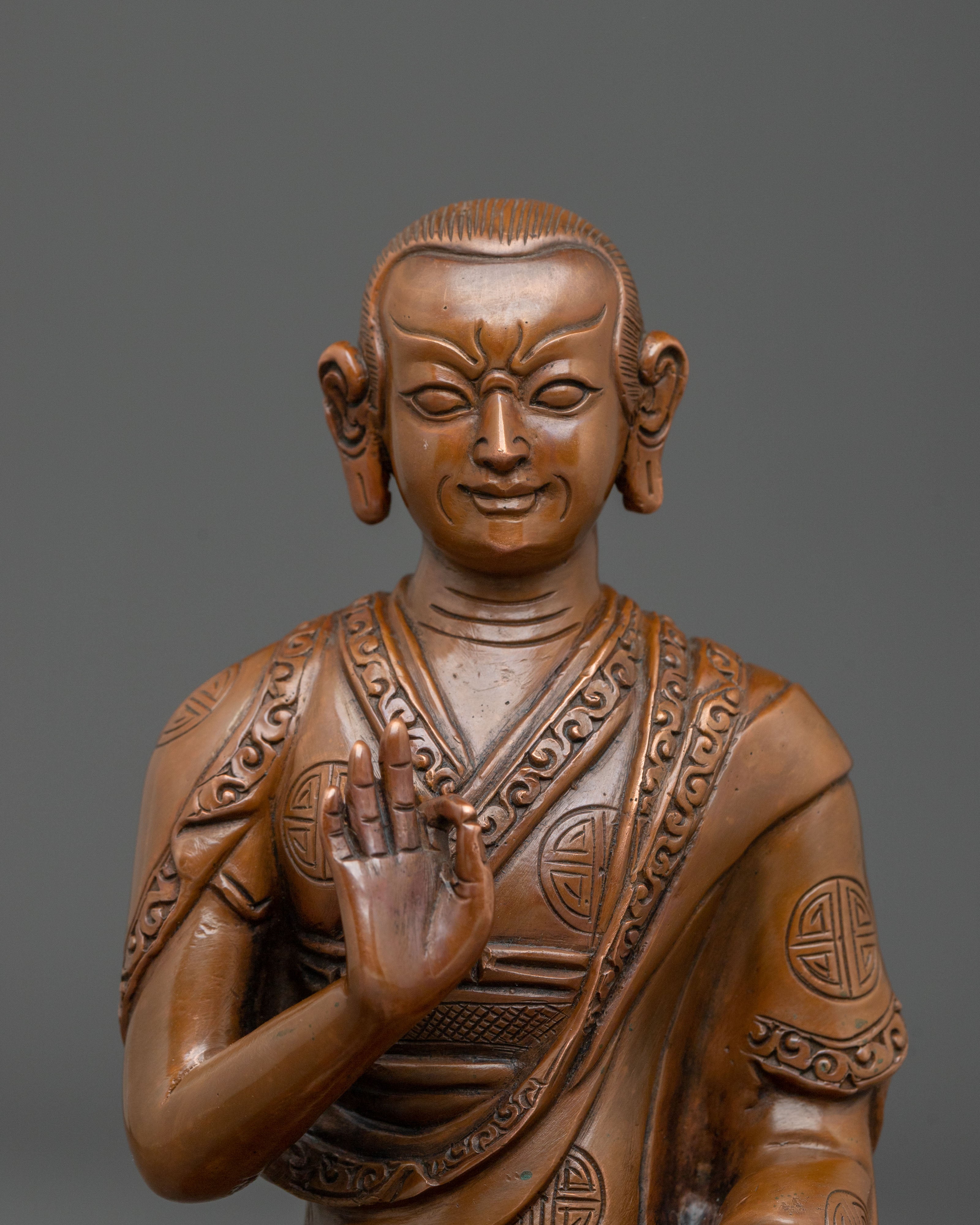 Tsongkhapa Sacred Statue Collection with Disciples