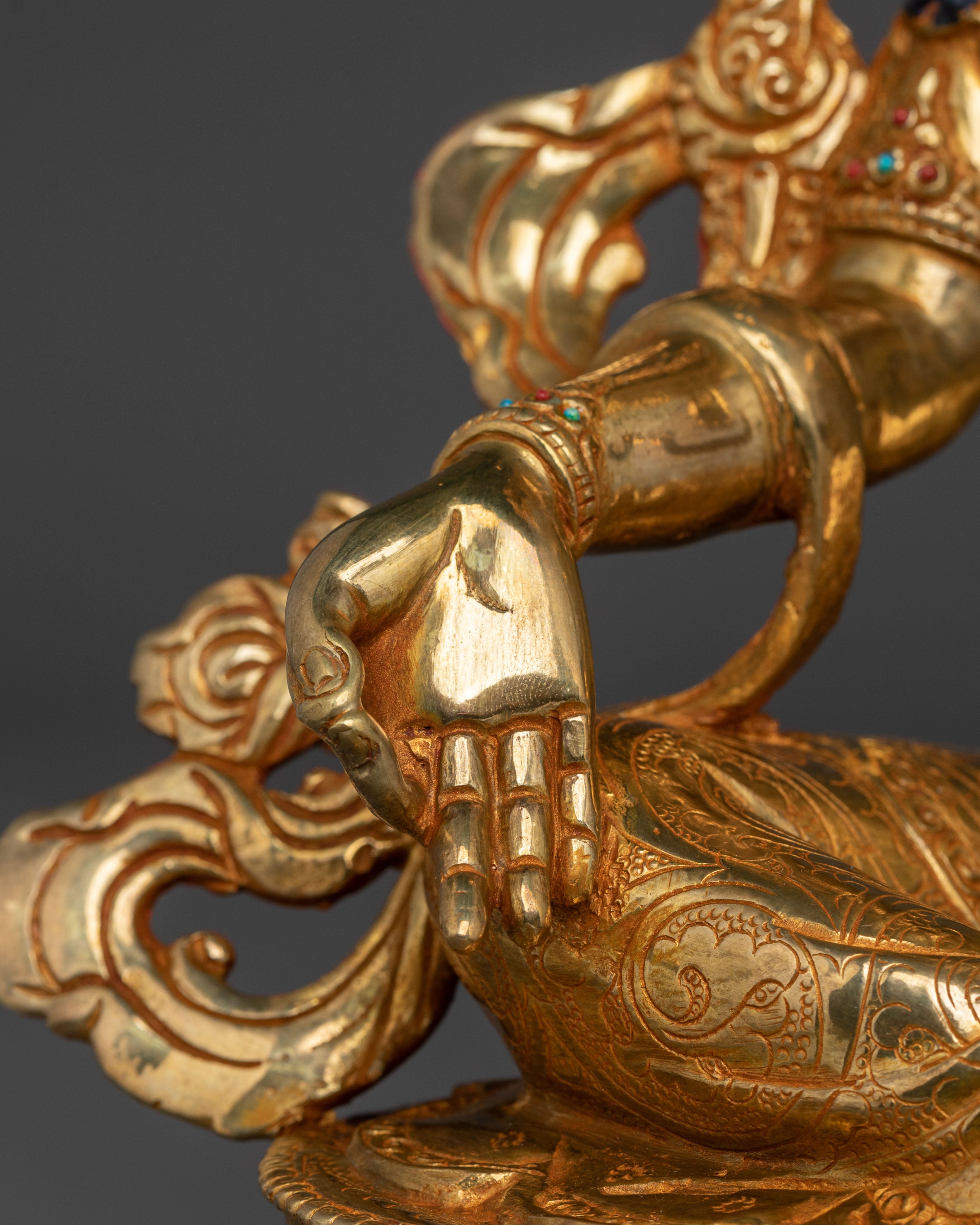Green Tara Sculpture | Compassionate Goddess