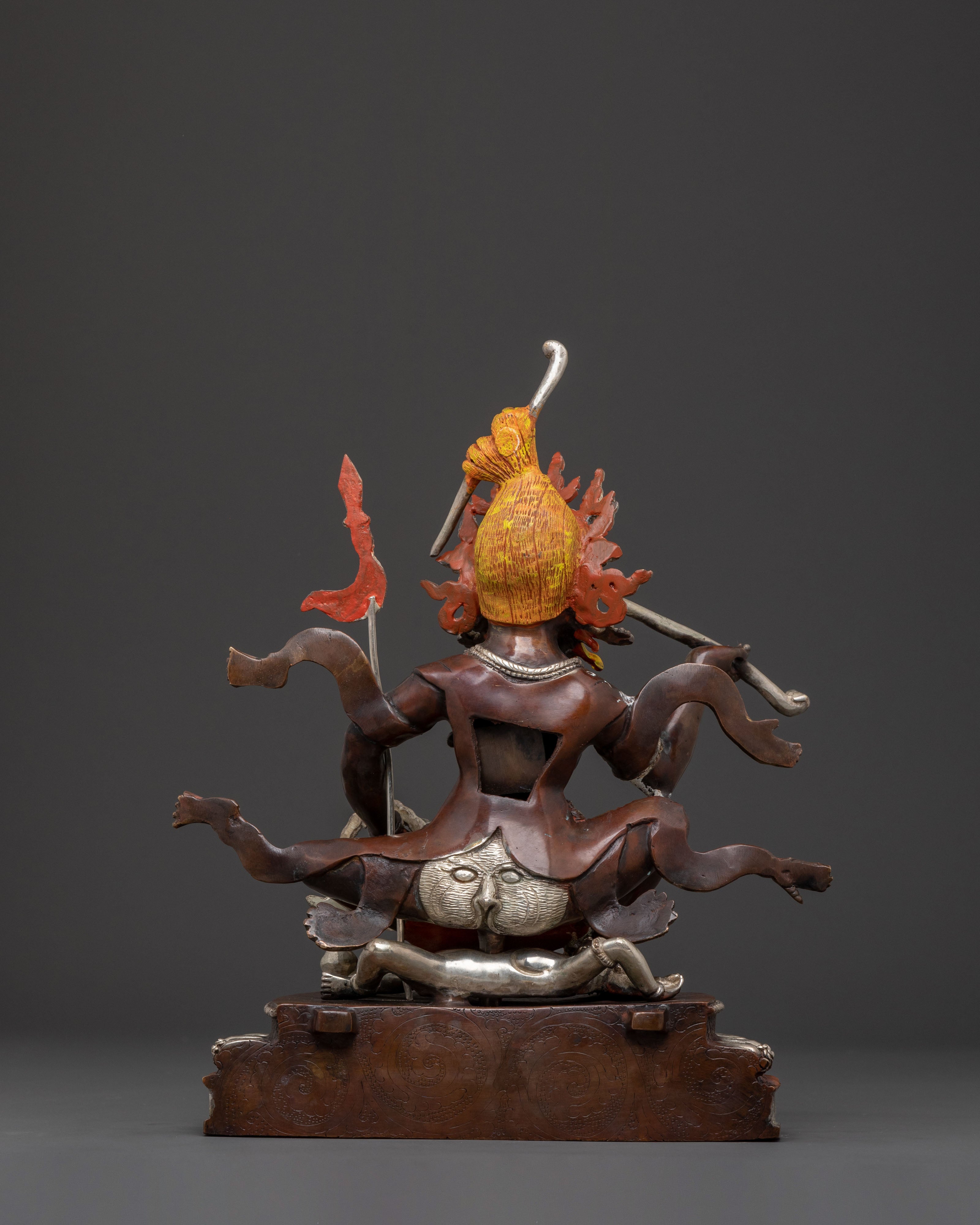 Divine Brahmanrupa Statue | Oxidized Copper Elegance