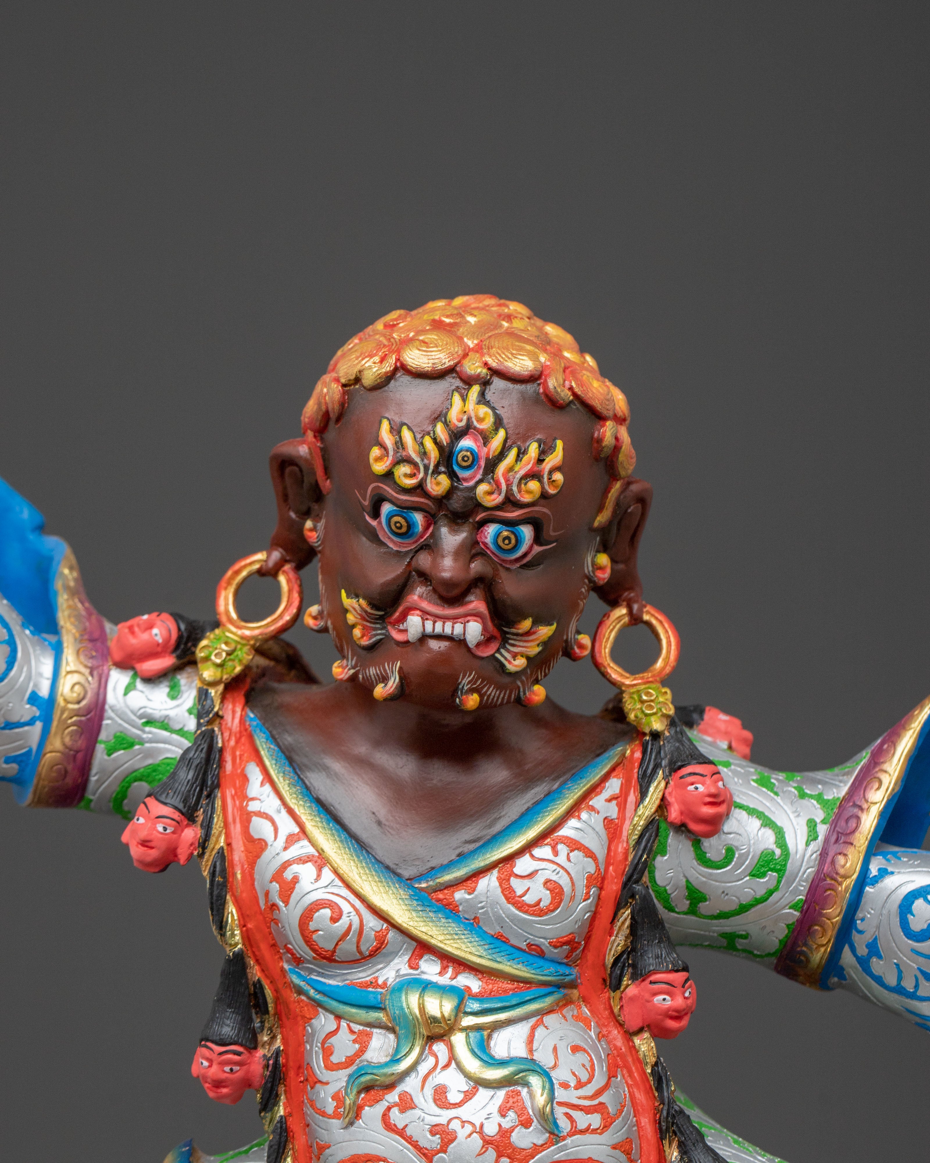 Dorje Drollo Tantric Protector Sculpture for Altar