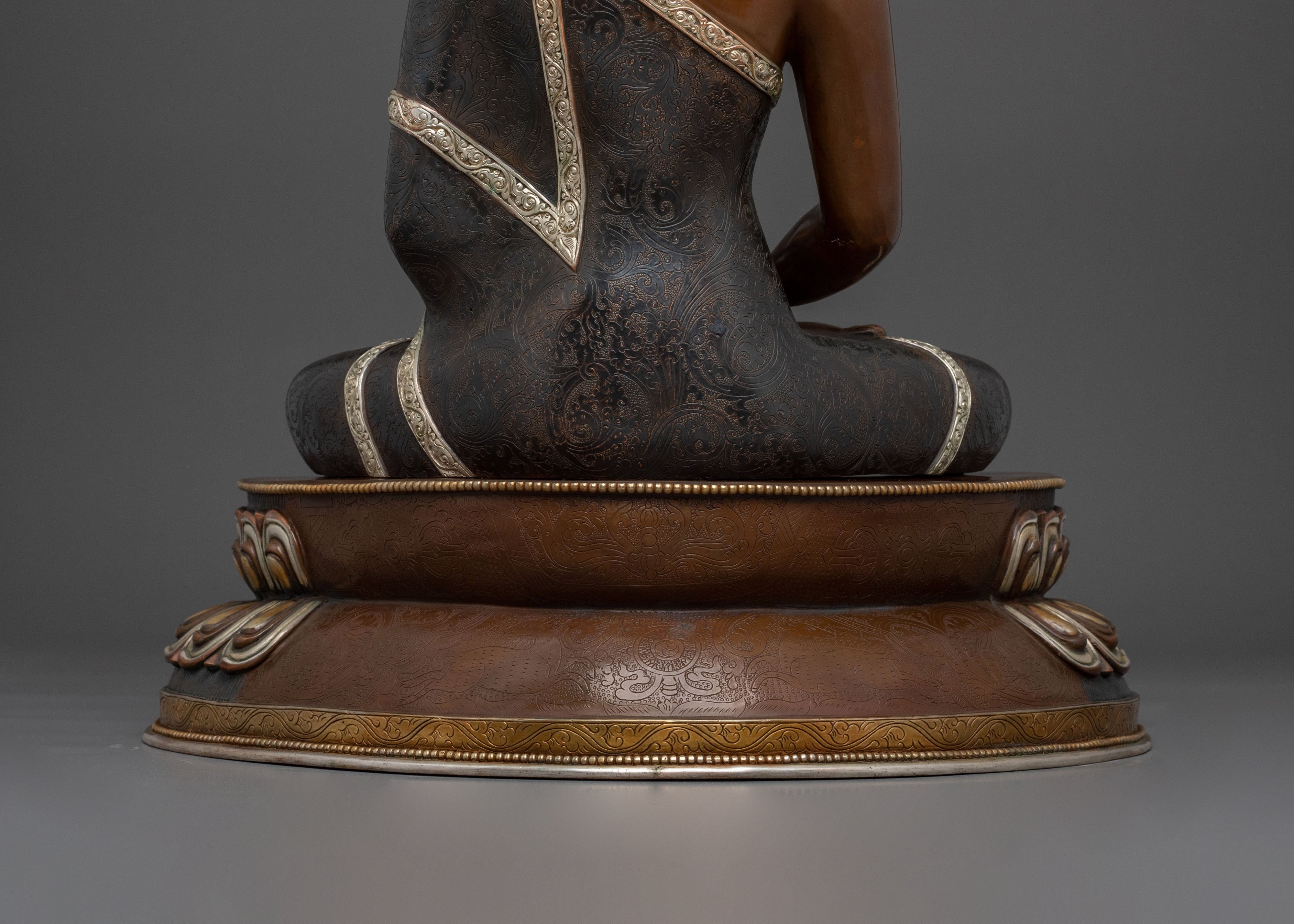 Three Buddhas Sacred Statues Collection | Traditional Buddhist Sculpture Set