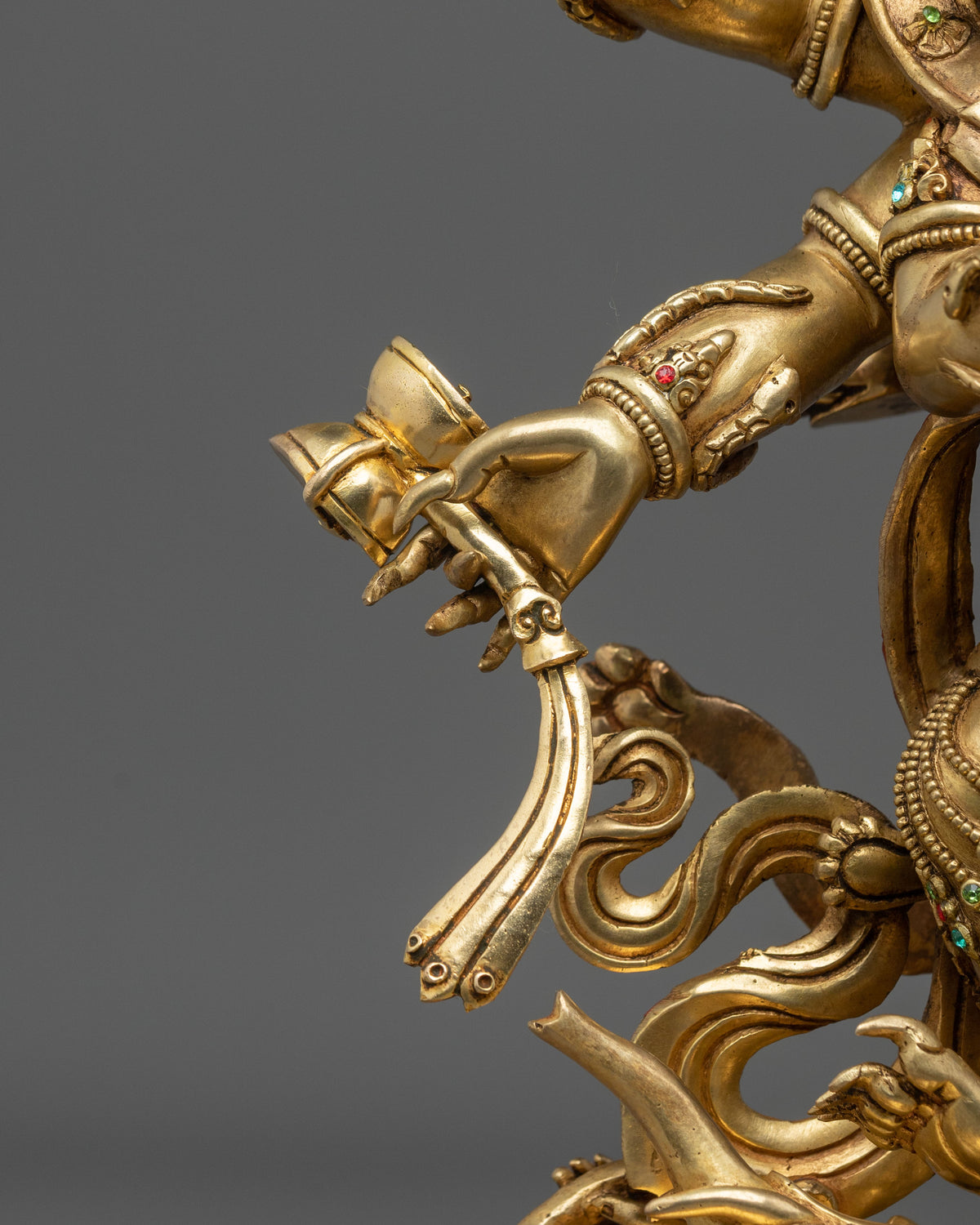 Six-Armed Mahakala Statue of Protection: Wrathful Protector of the Dharma