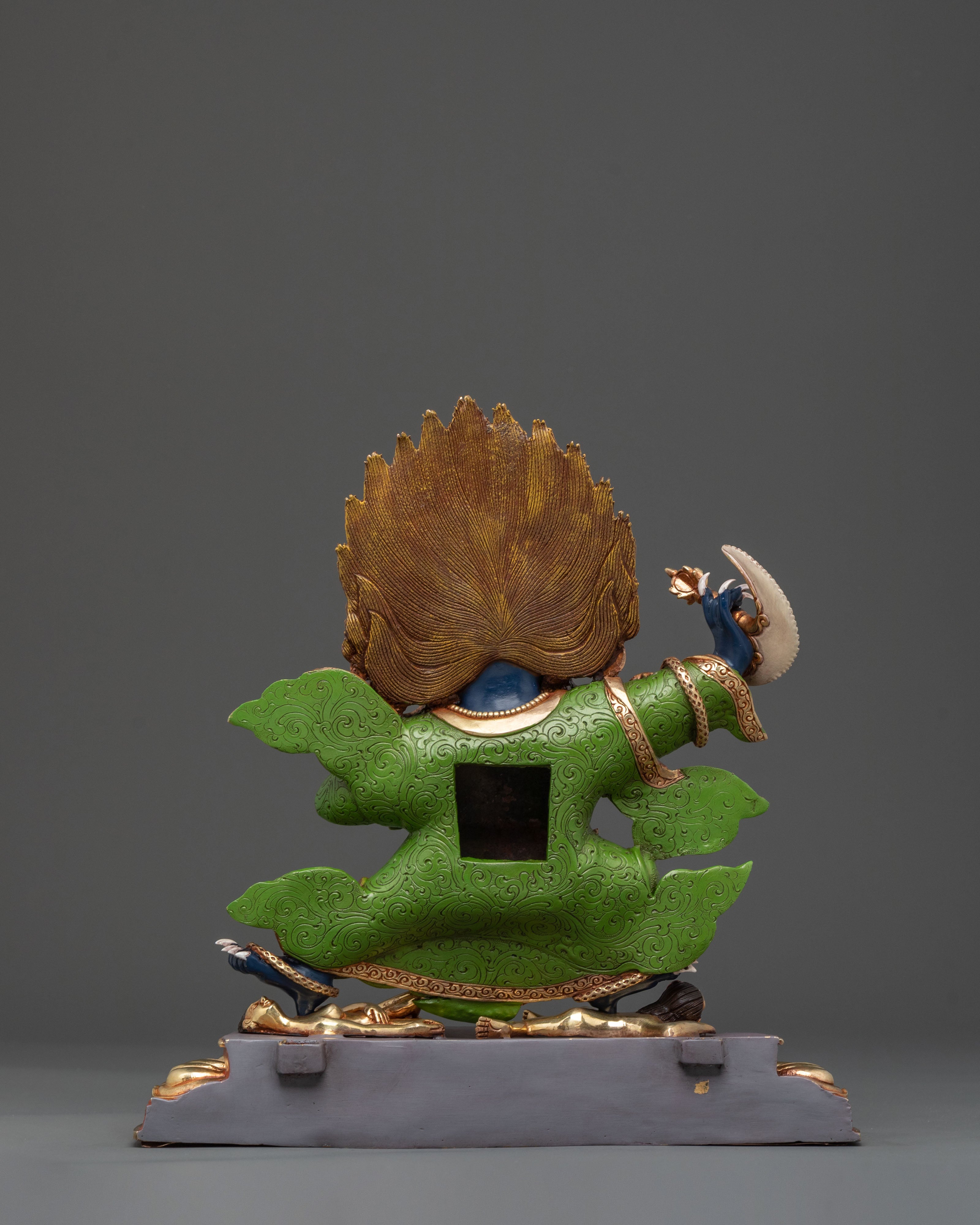 Mahakala Bernakchen Statue: Guardian Deity