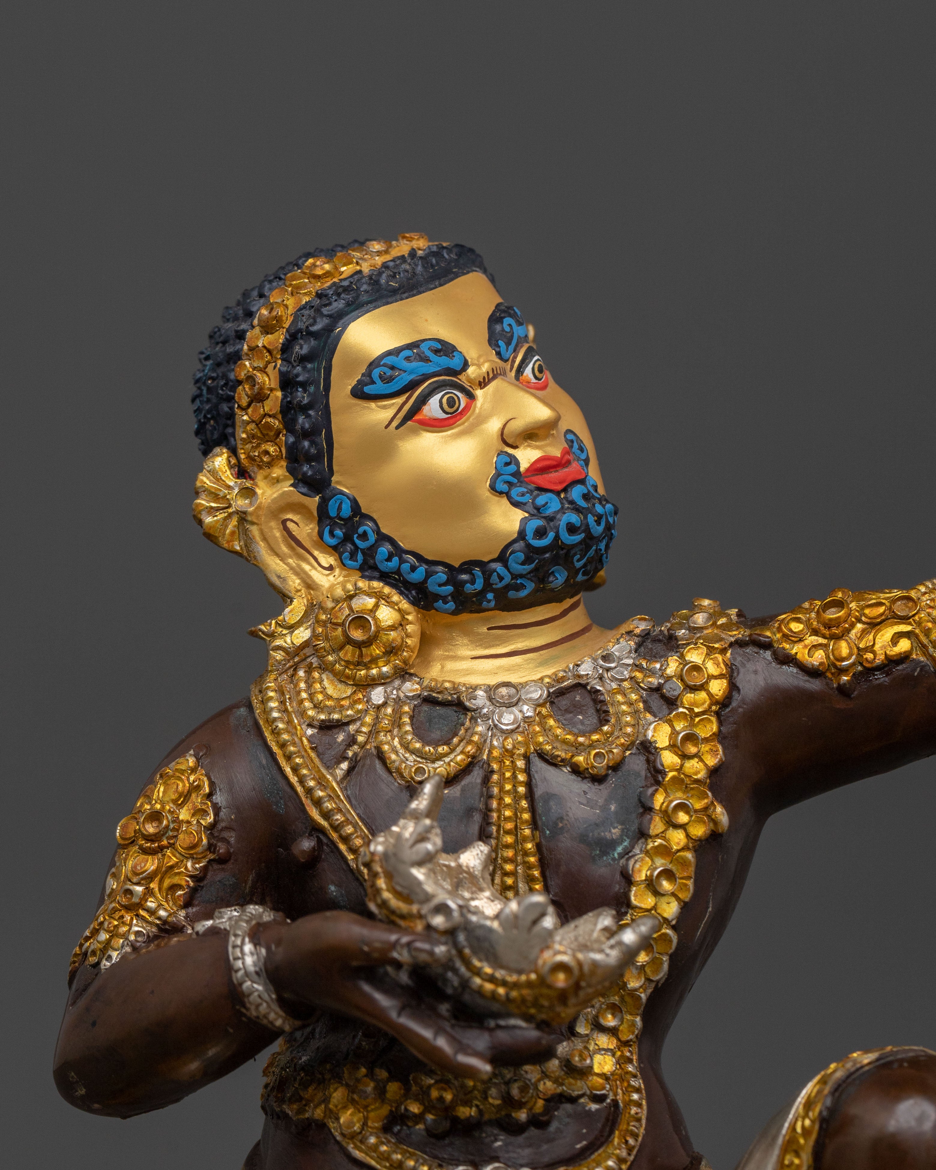 Tibetan Virupa Meditation Statue | Home Decor