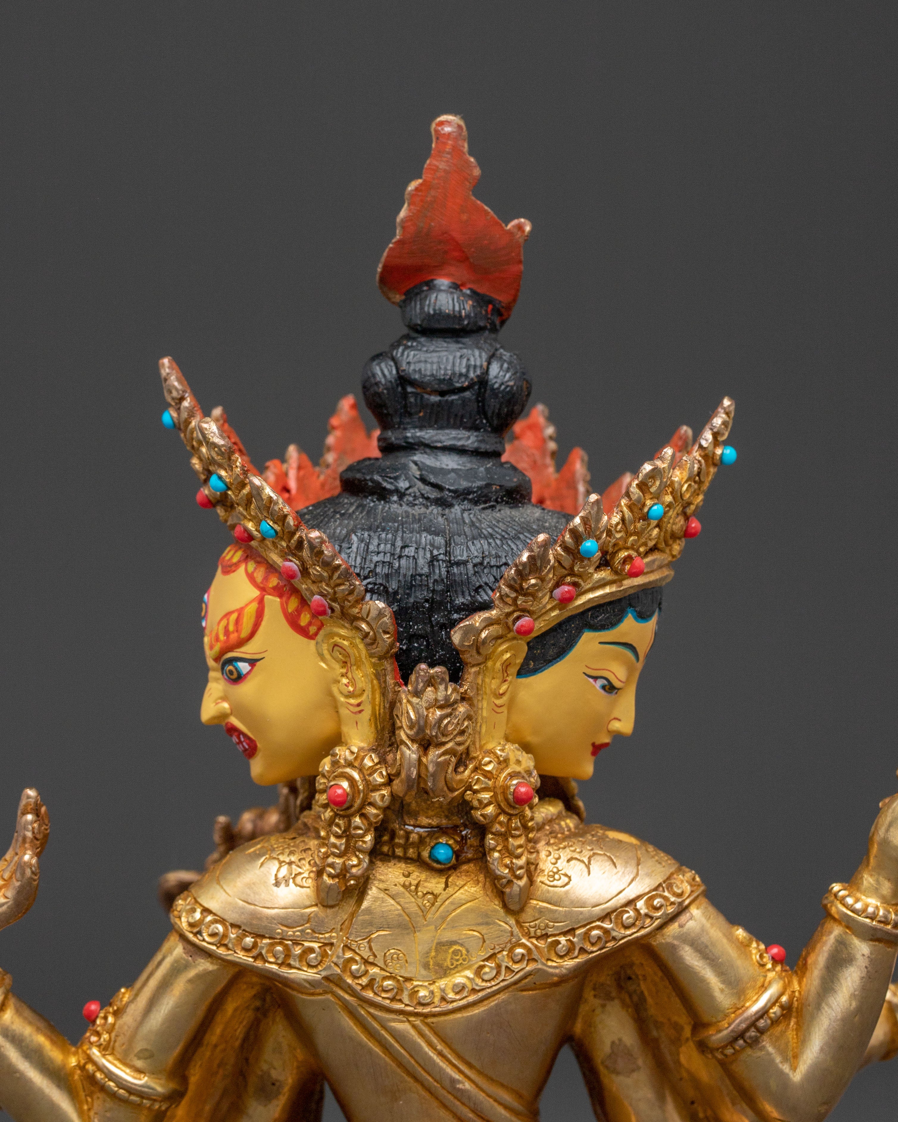 Namgyalma 24k Gold Gilded Statue| Enlightened Icon