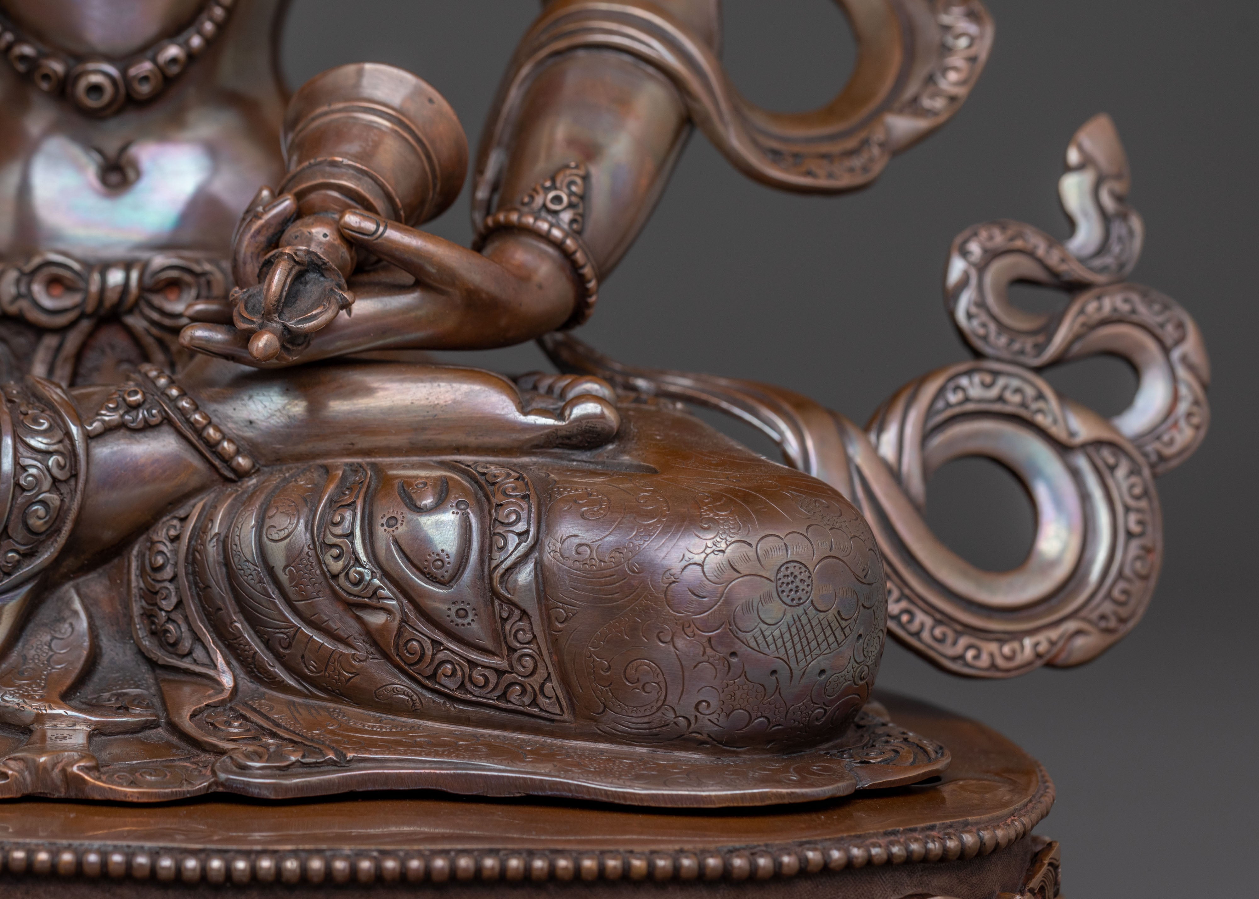 Vajrasattva Spiritual Statue | Meditational Figure