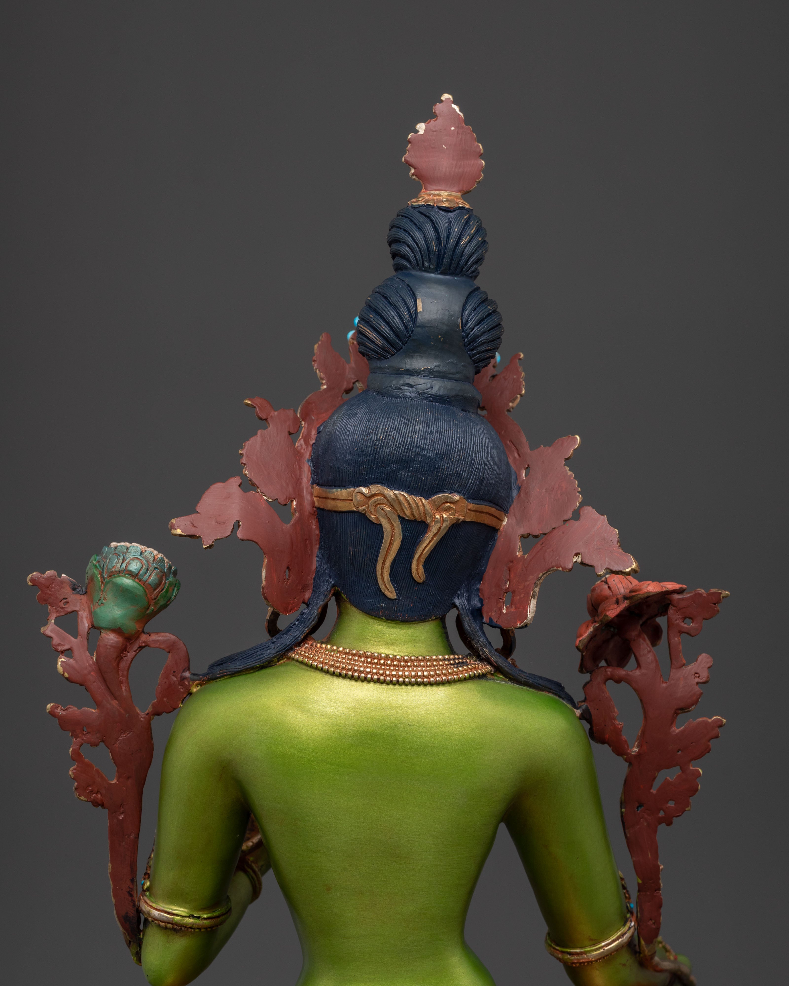 Sacred Guardian Green Tara Statue | Home Decor