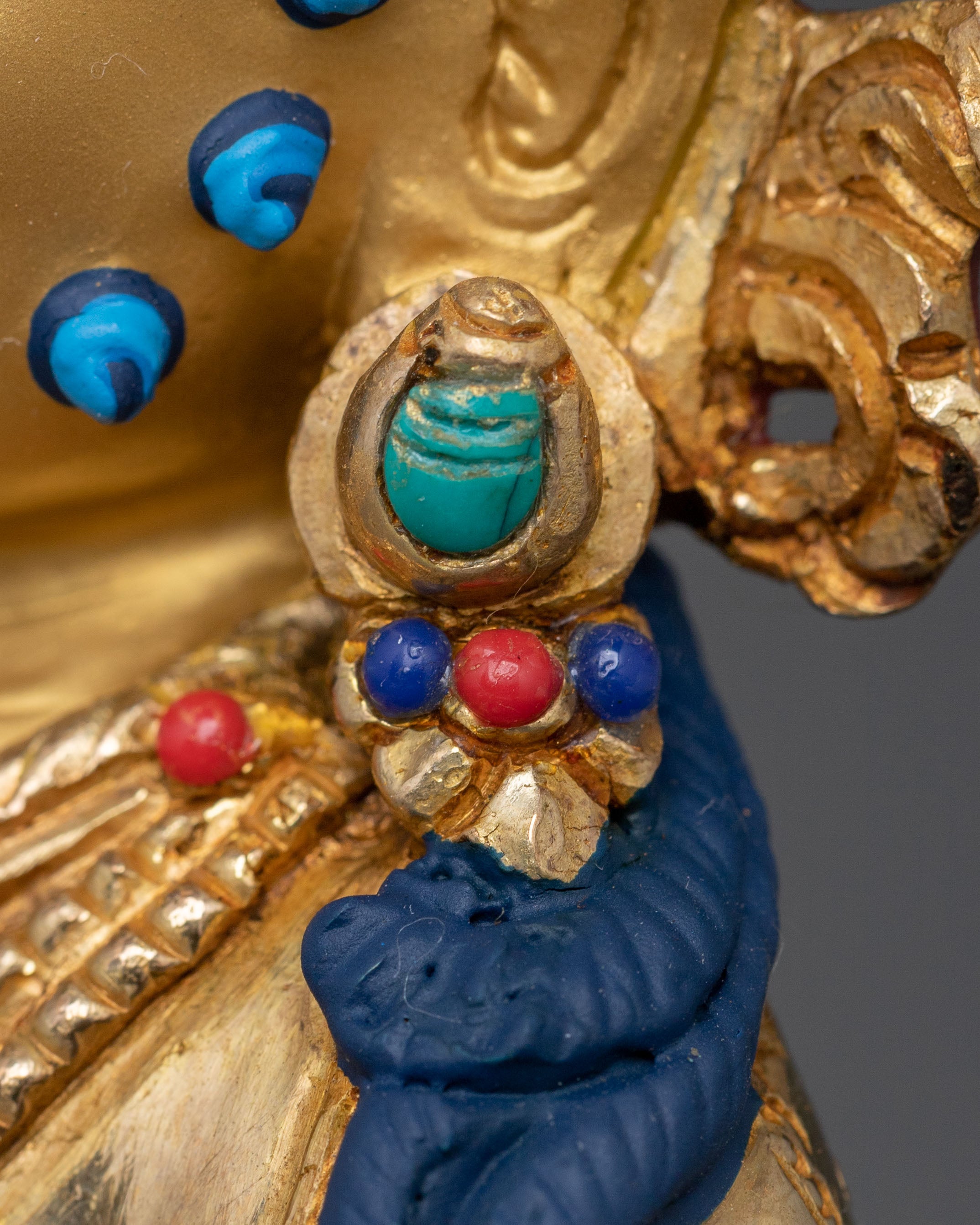 Dzambhala Yellow Wealth Deity Statue