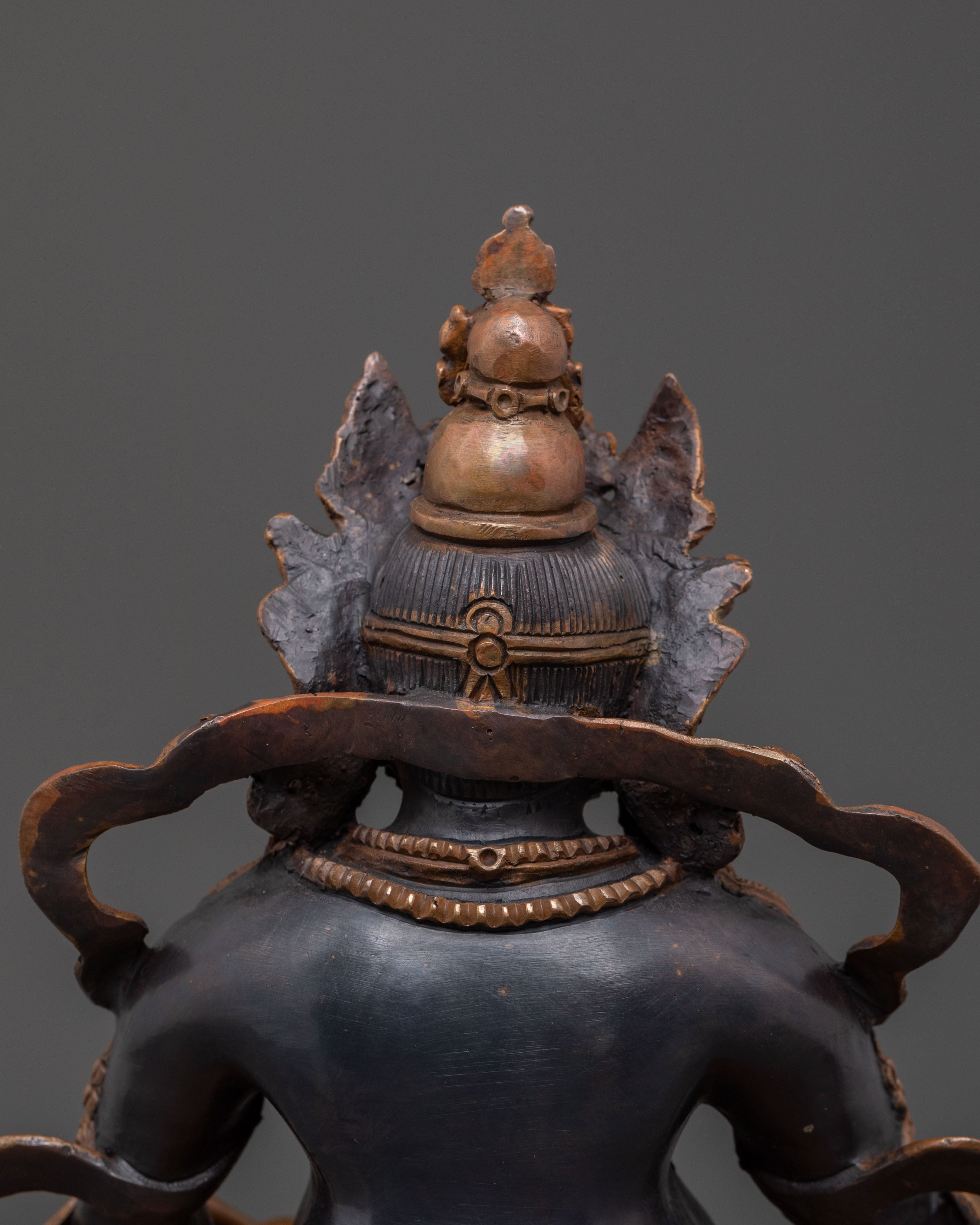 Dzambhala | Oxidized Copper Prosperity Statue