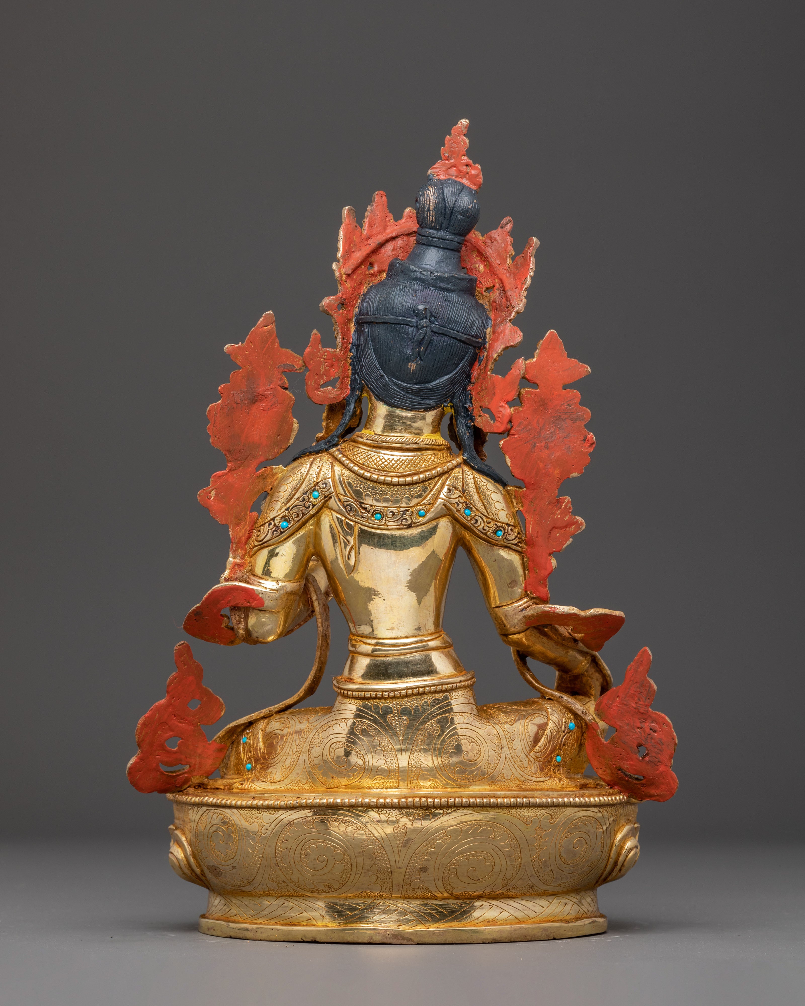 Green Tara Statue: Mother of Buddhas | Traditional Himalayan Sculpture