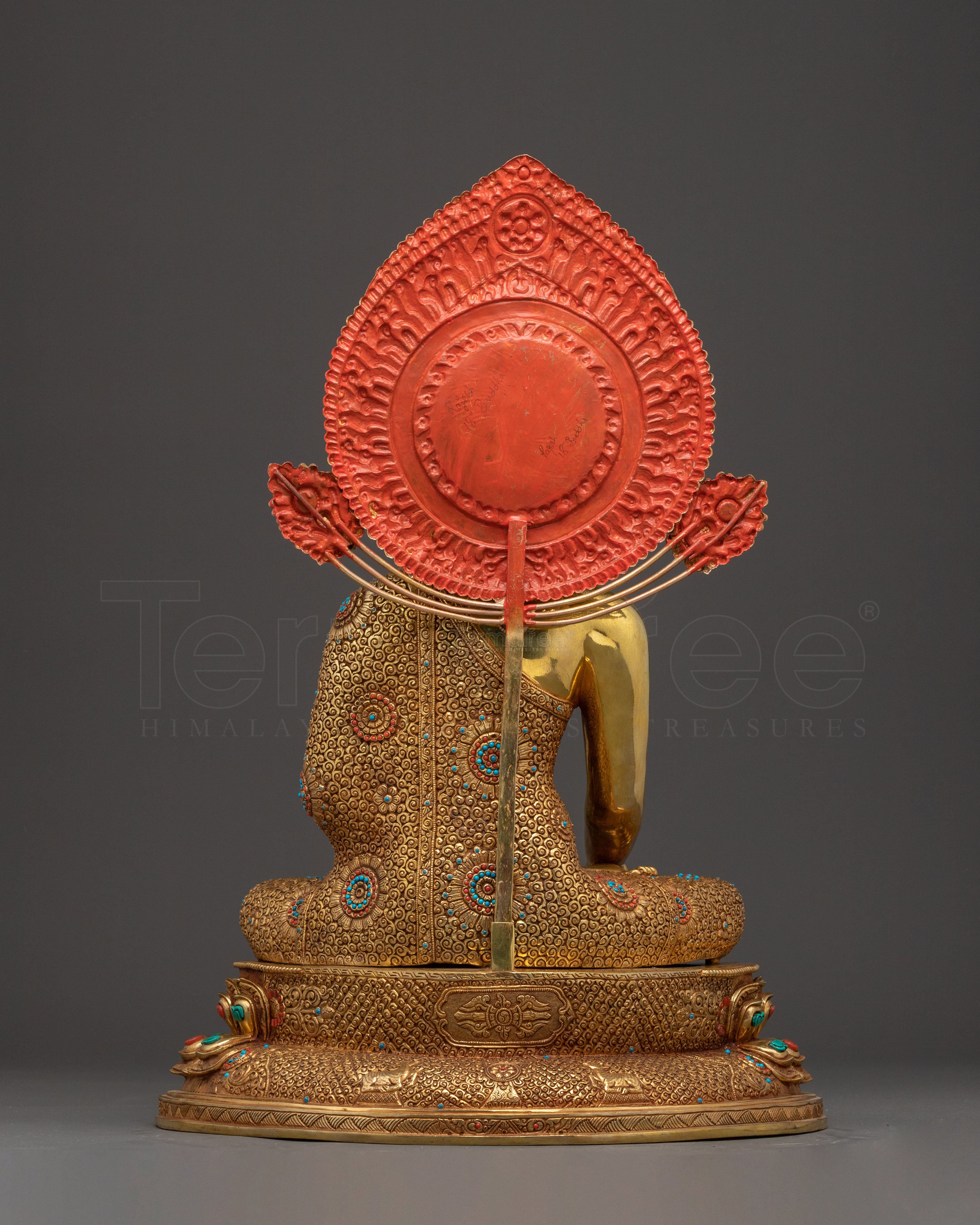 Golden Shakyamuni Buddha Enlightenment Statue