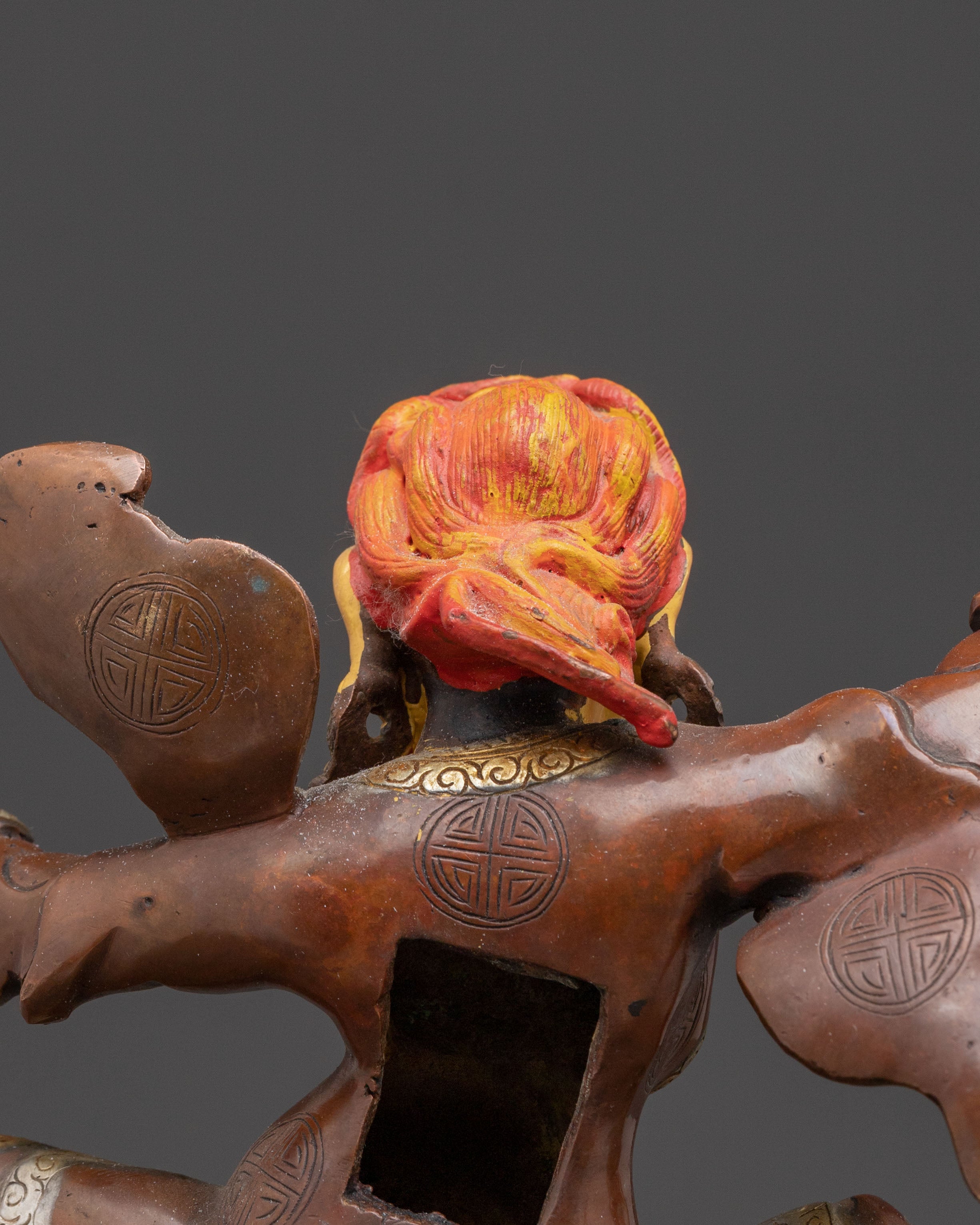 Golden Chimar Traditional Statue - Buddhist Protector