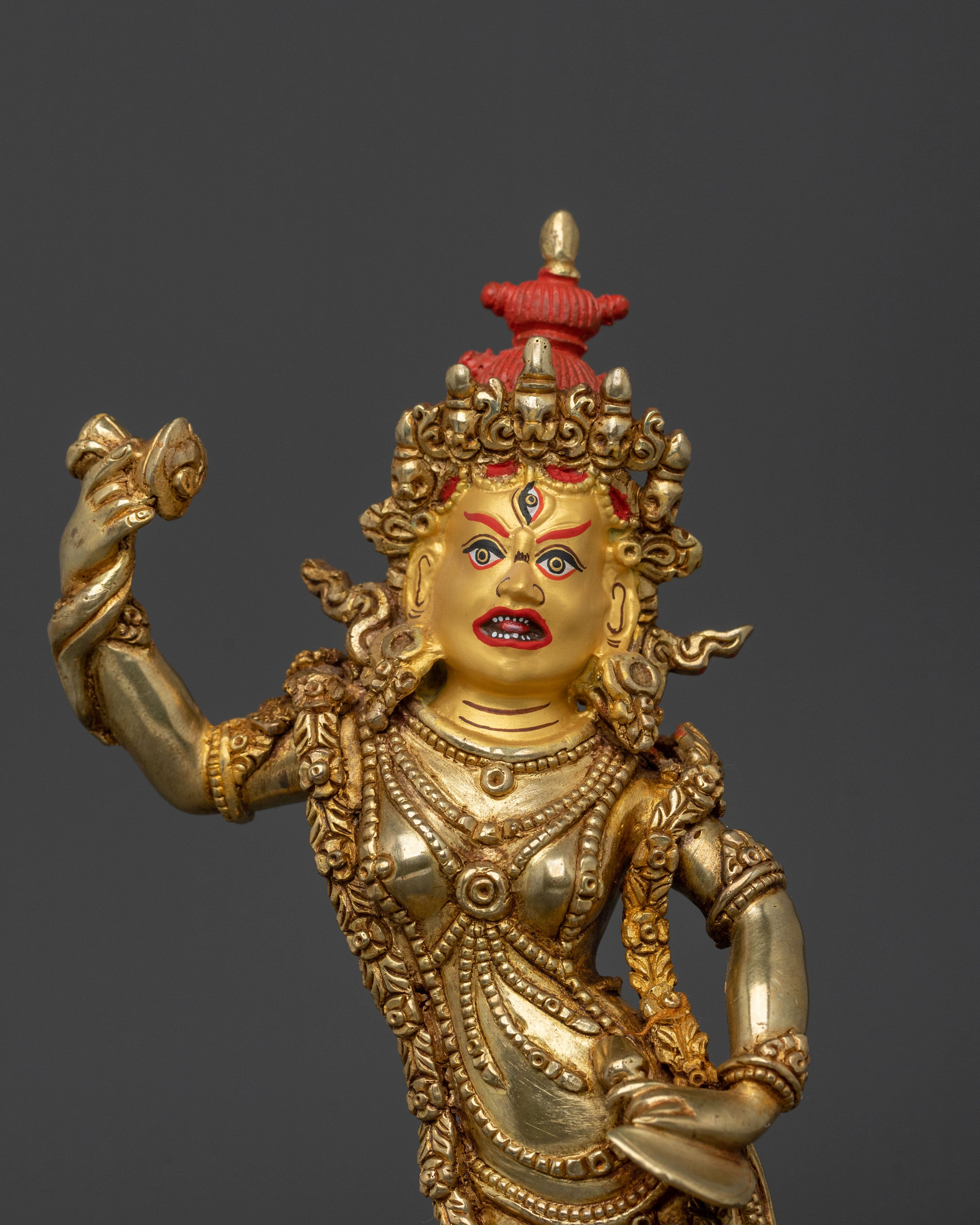 Tibetan Yeshe Tsogyal Sculpture | Altar Home Decor