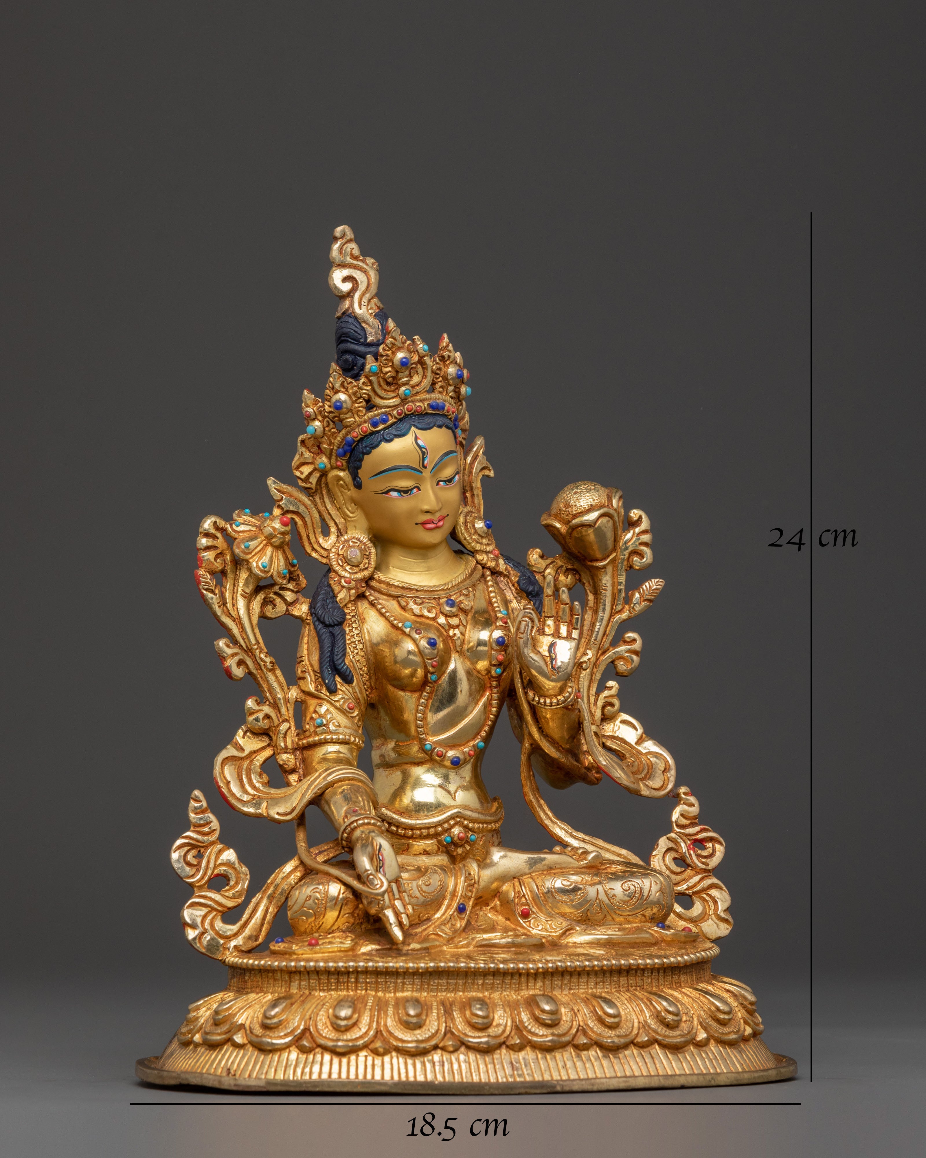 White Tara Sacred Statue – The Longevity Goddess