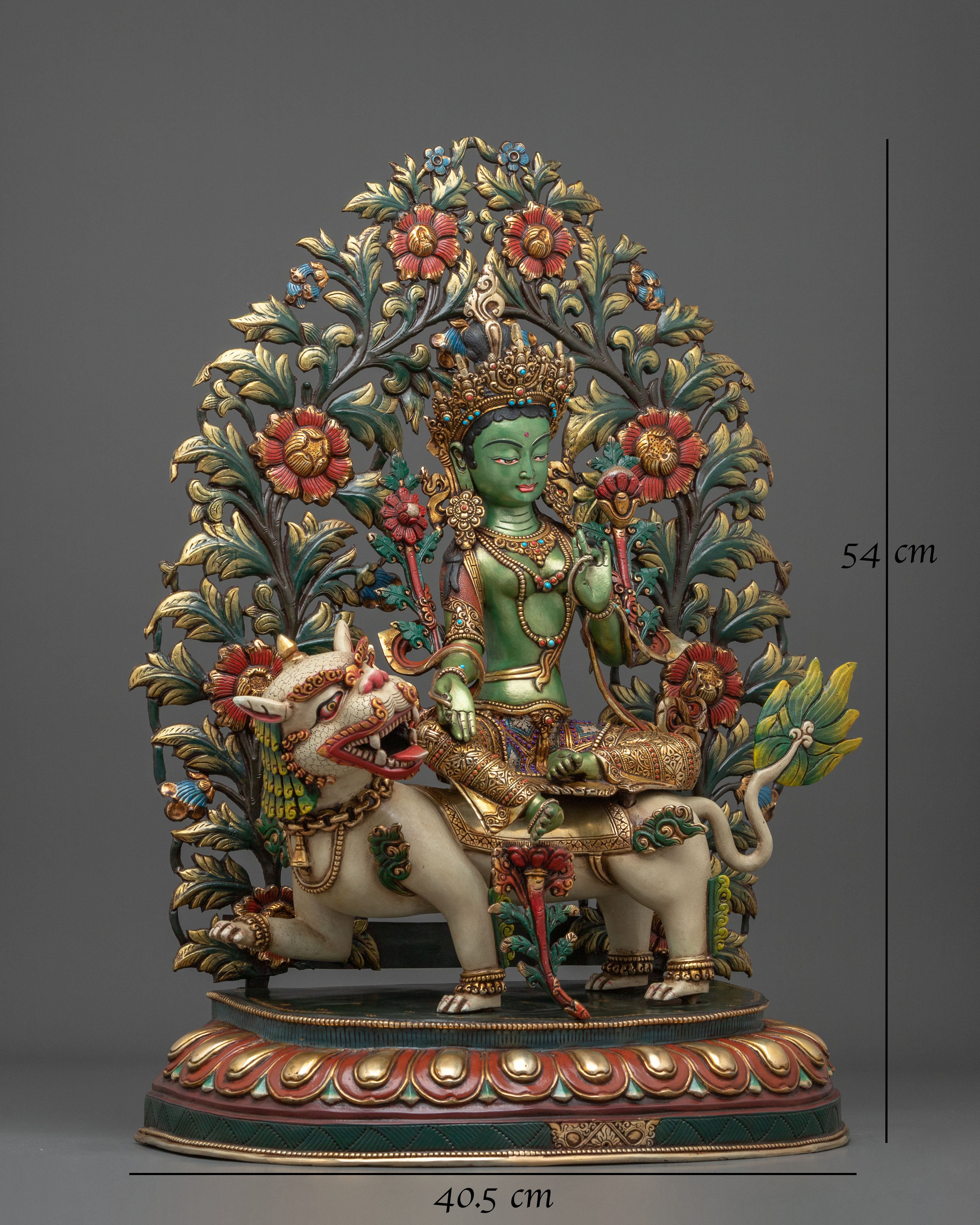 Green Tara Statue | Handcrafted Protector Figurine