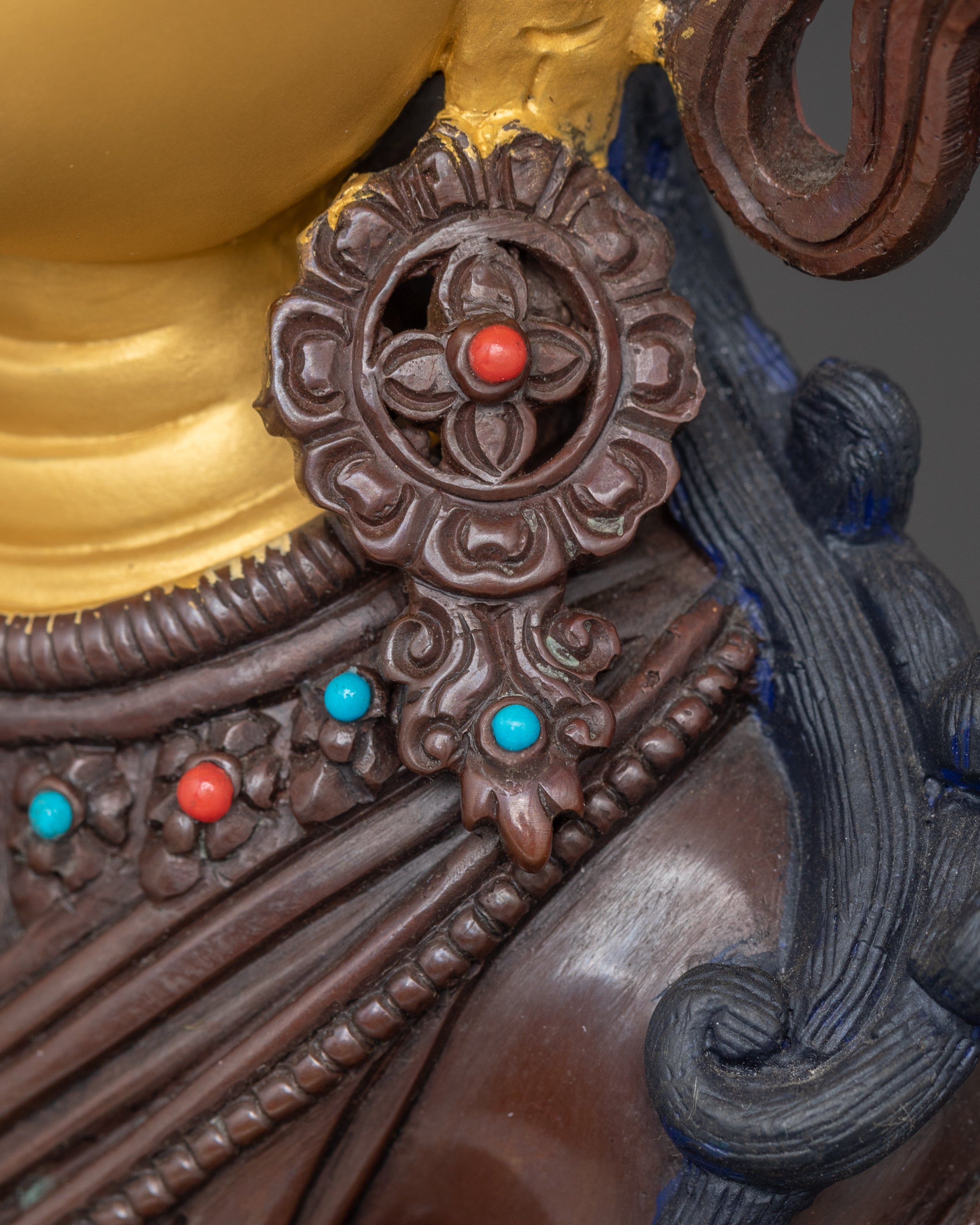 Handcrafted Copper Statue of Bodhisattva Amitayus | Buddha of Longevity