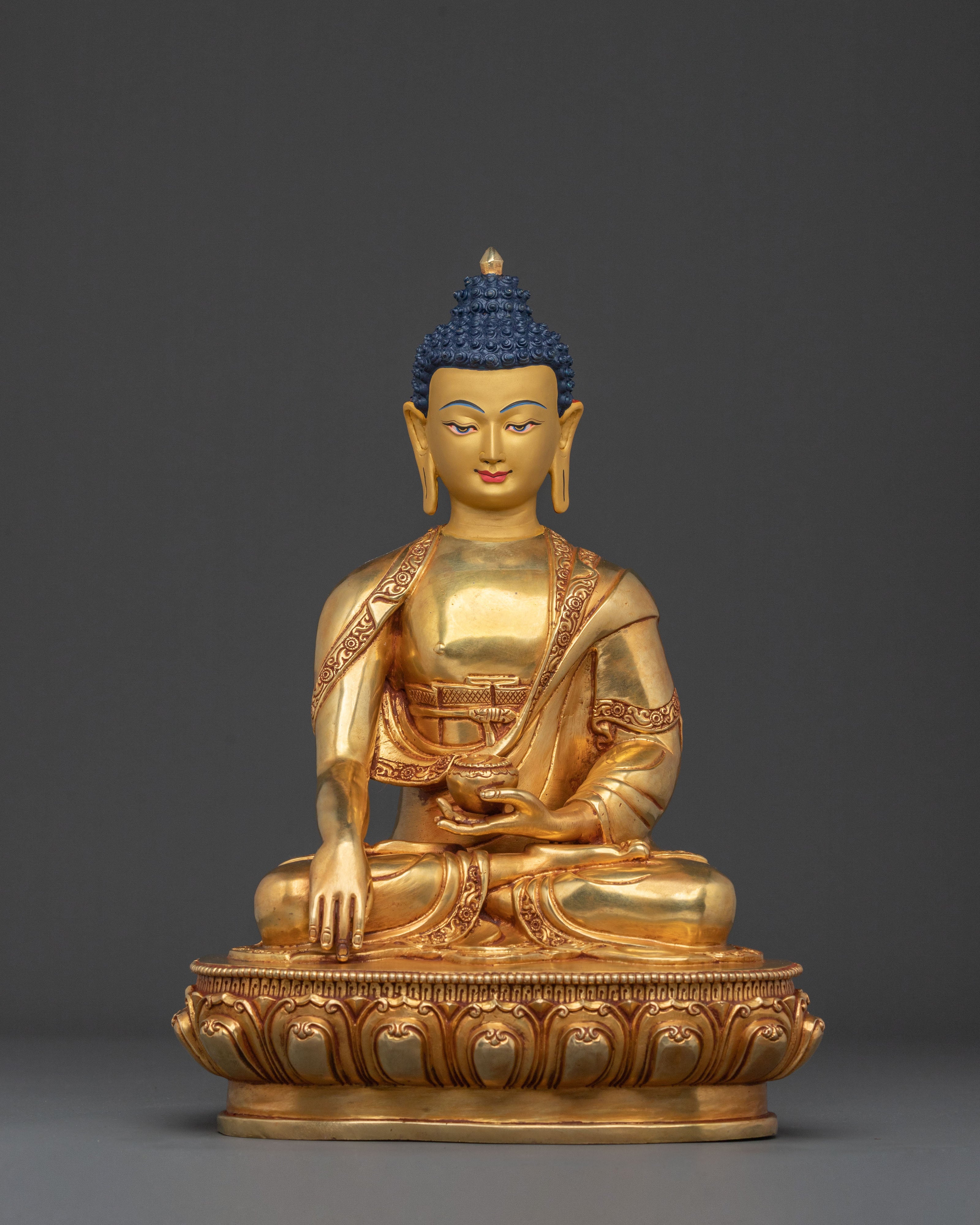 Himalayan Shakyamuni Buddha Handcrafted Sculpture