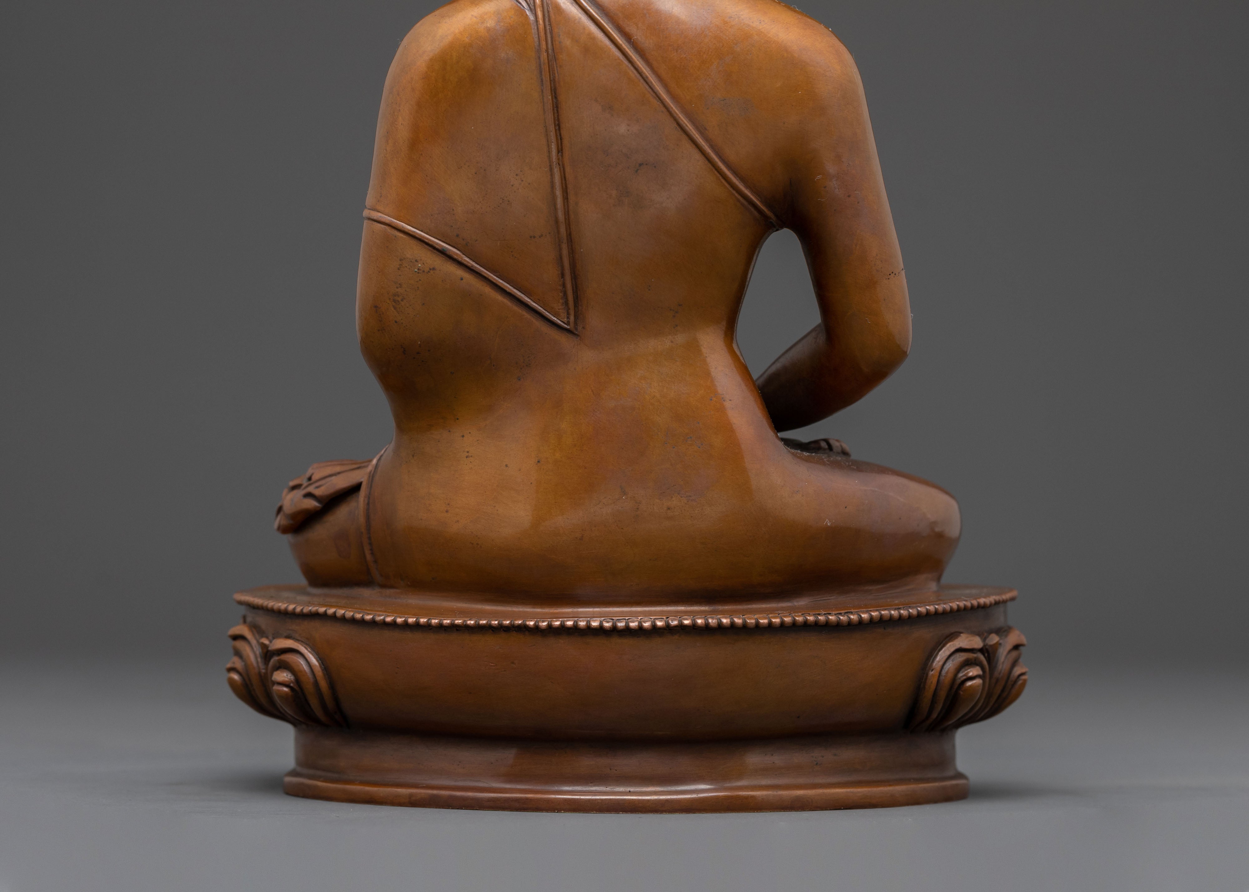 Amitabha Buddha Sacred Statue: Oxidized Serenity