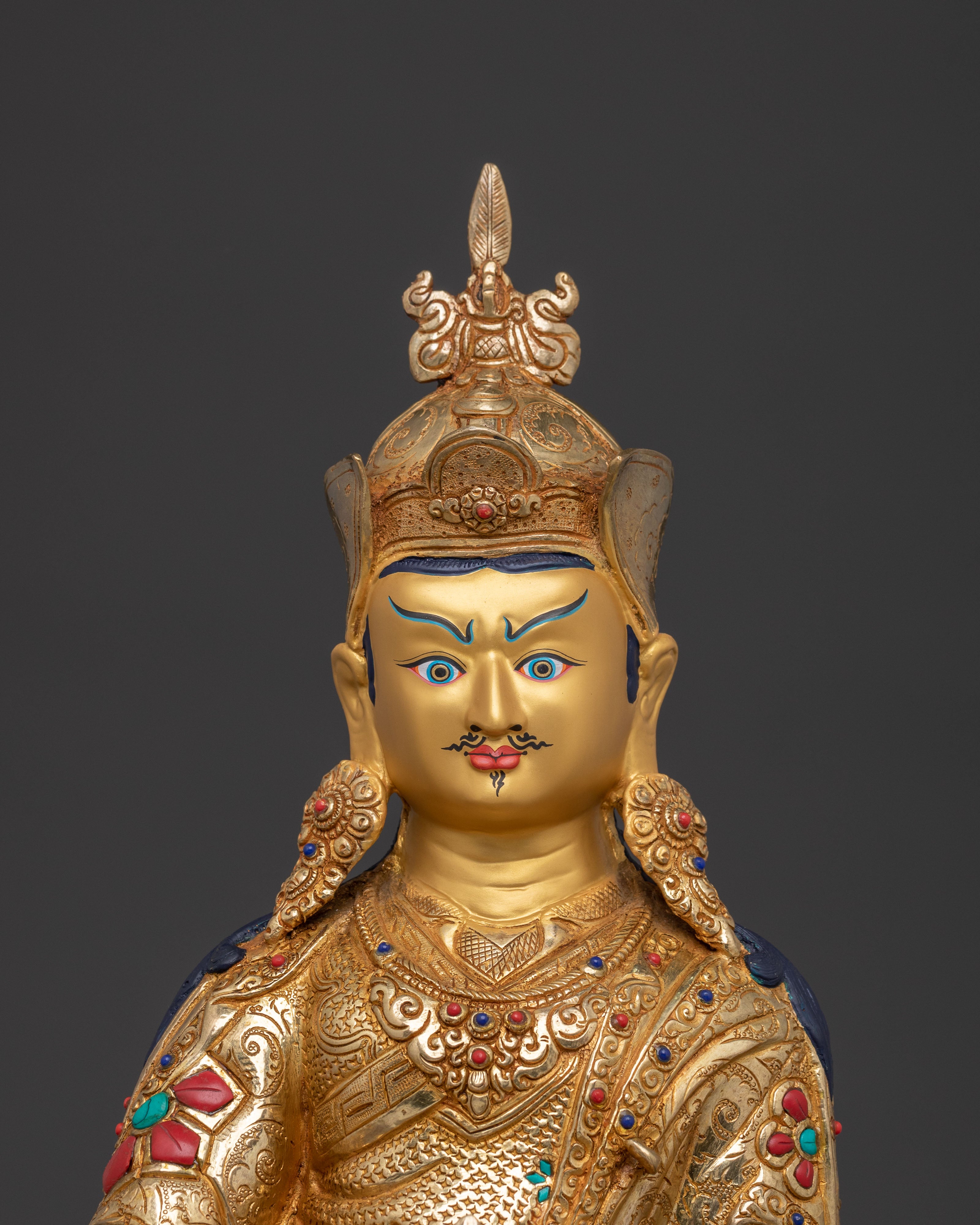Sacred Guru Rinpoche Statue for Meditation