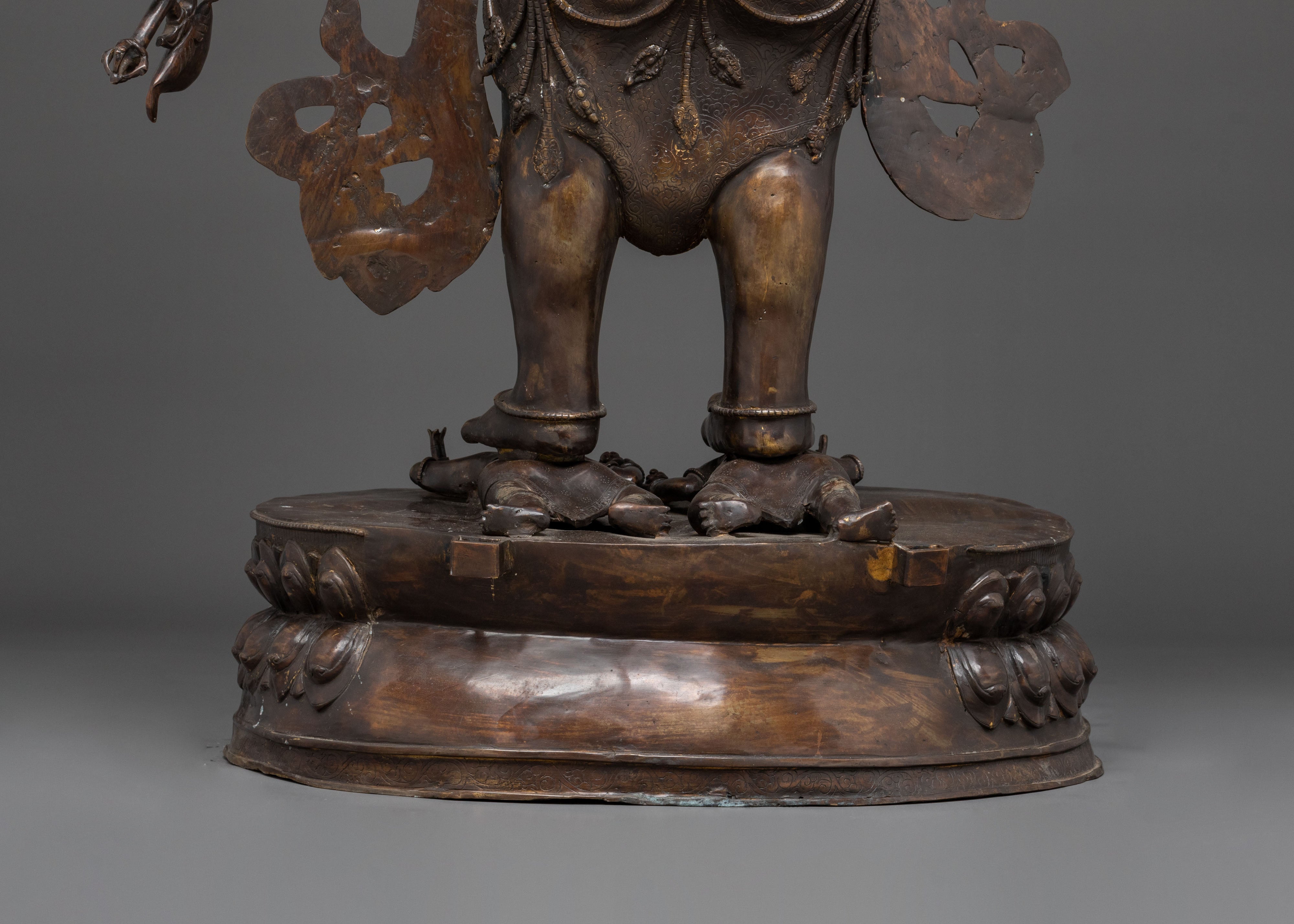White Mahakala Statue | Tibetan Buddhist Protector