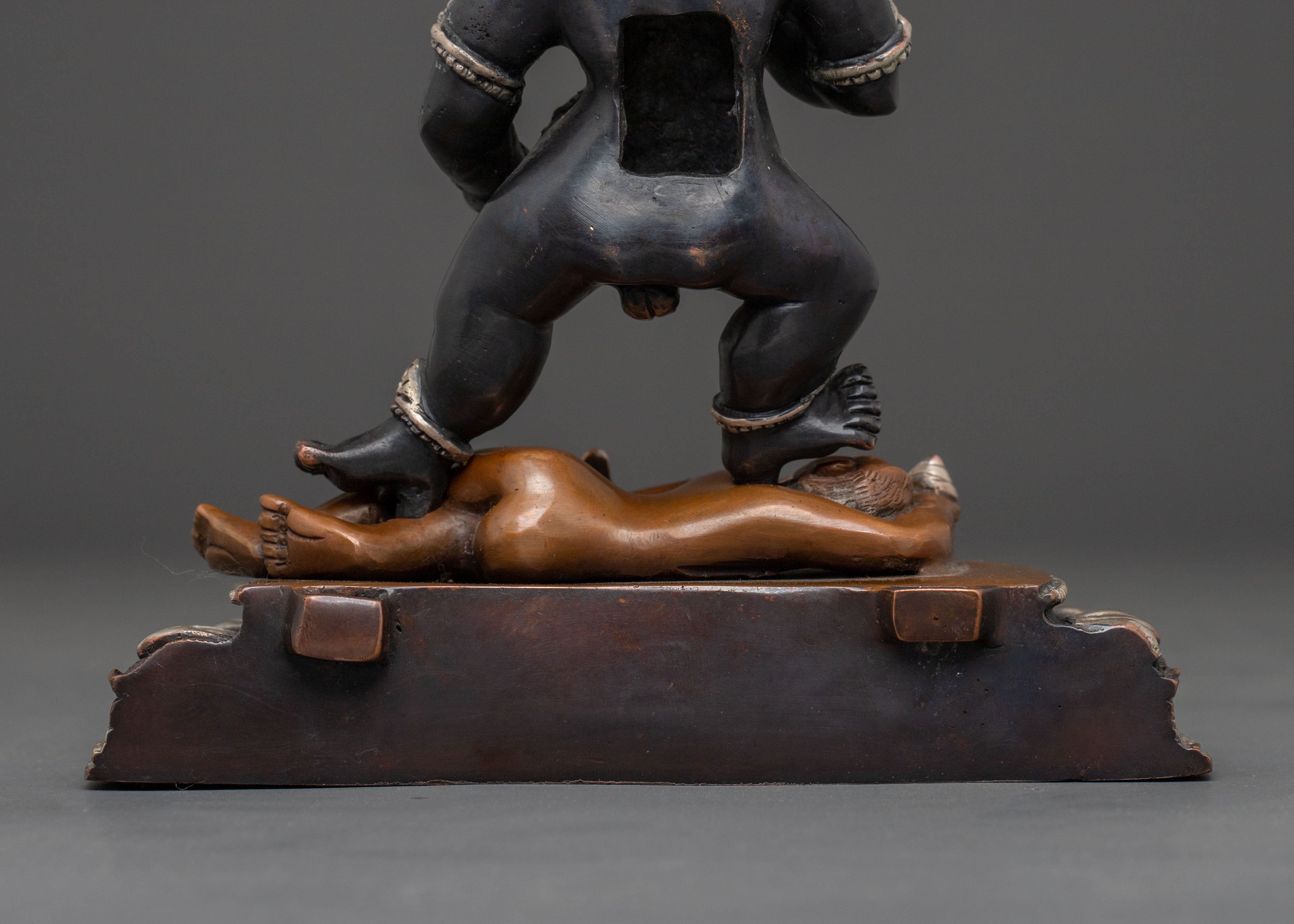 Black Dzambhala Spiritual Statue | Wealth Deity of Prosperity