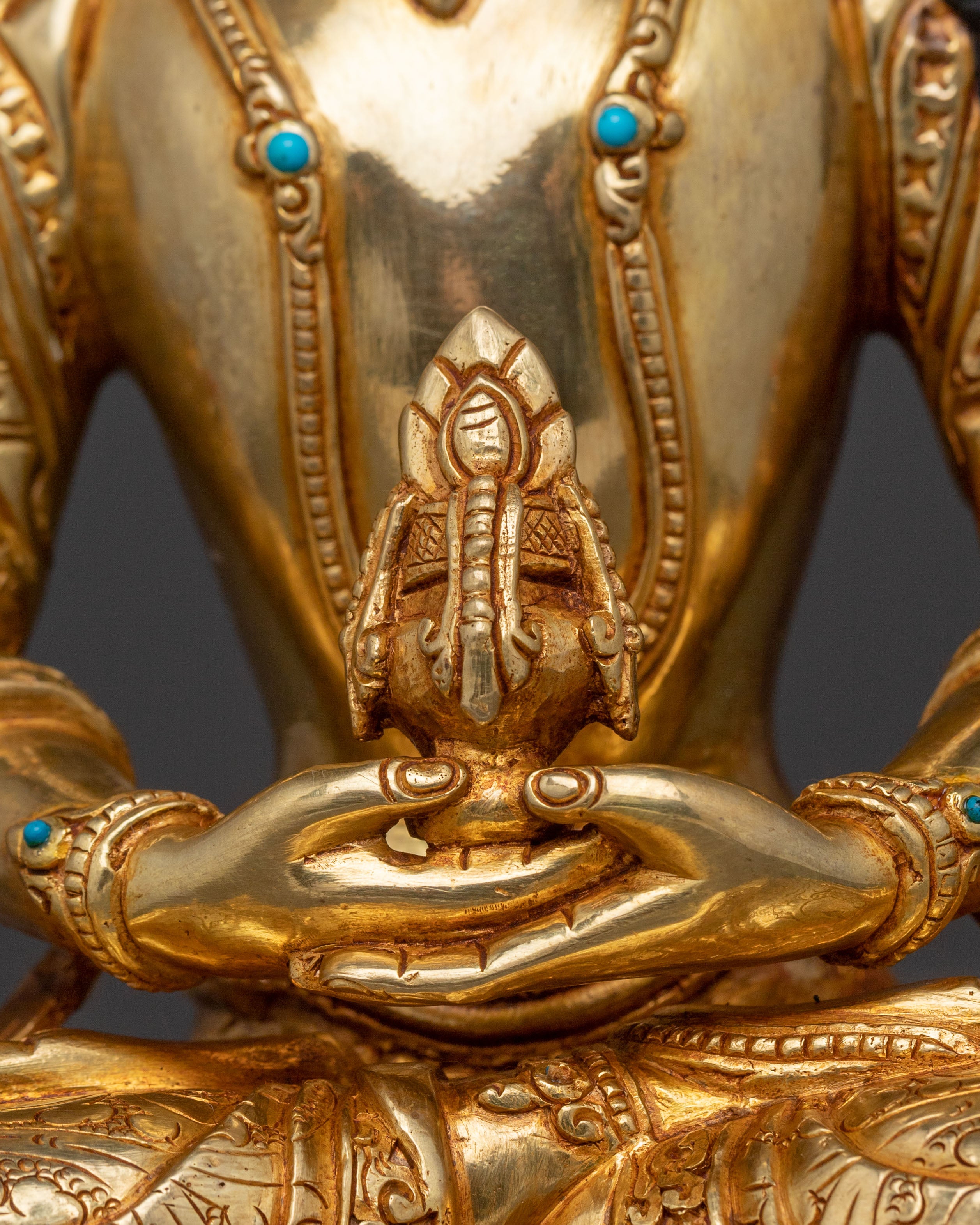 Radiant Amitayus Blessing Statue | Spiritual Altars