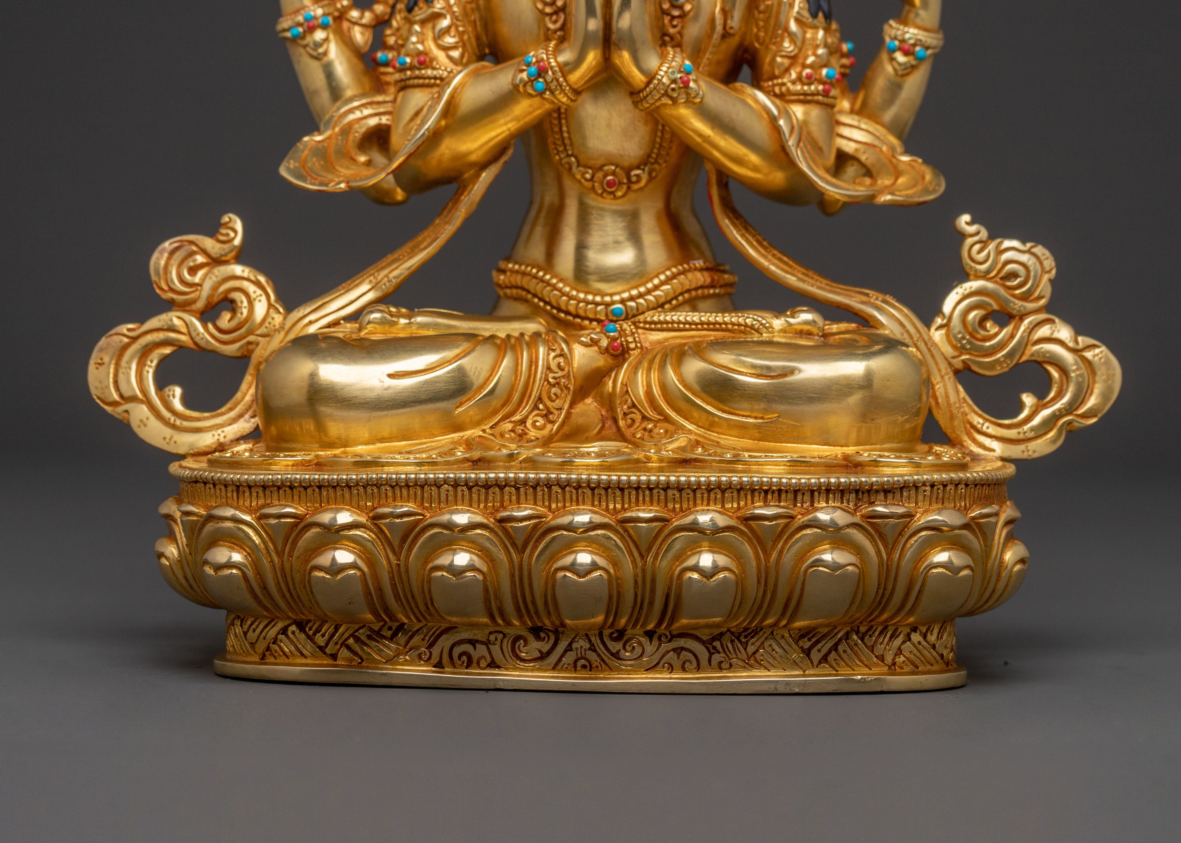 Bodhisattva Chenrezig Statue | Himalayan Serenity