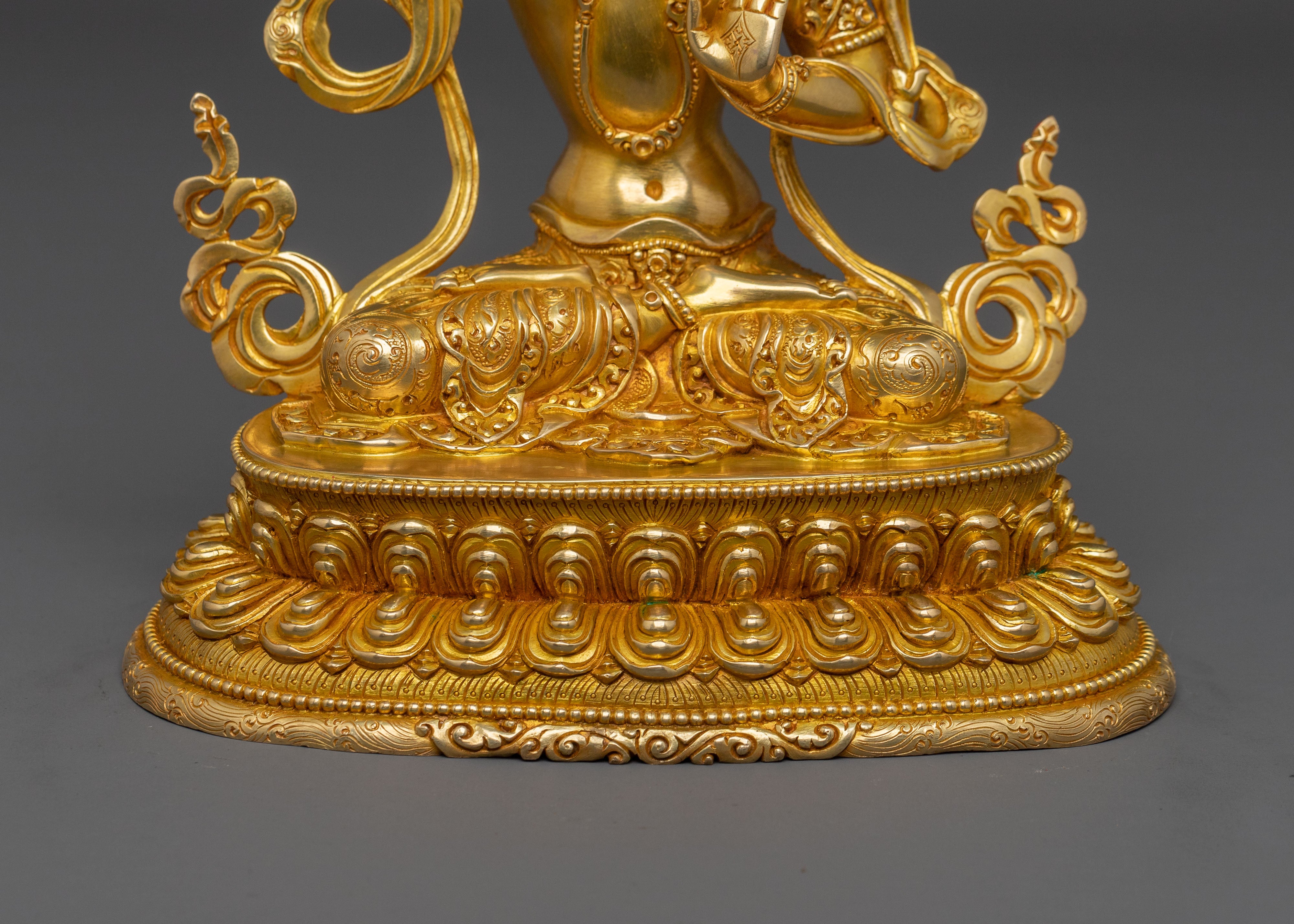 Manjushri Bodhisattva Wisdom Statue | Buddhist Sacred Altar Decor