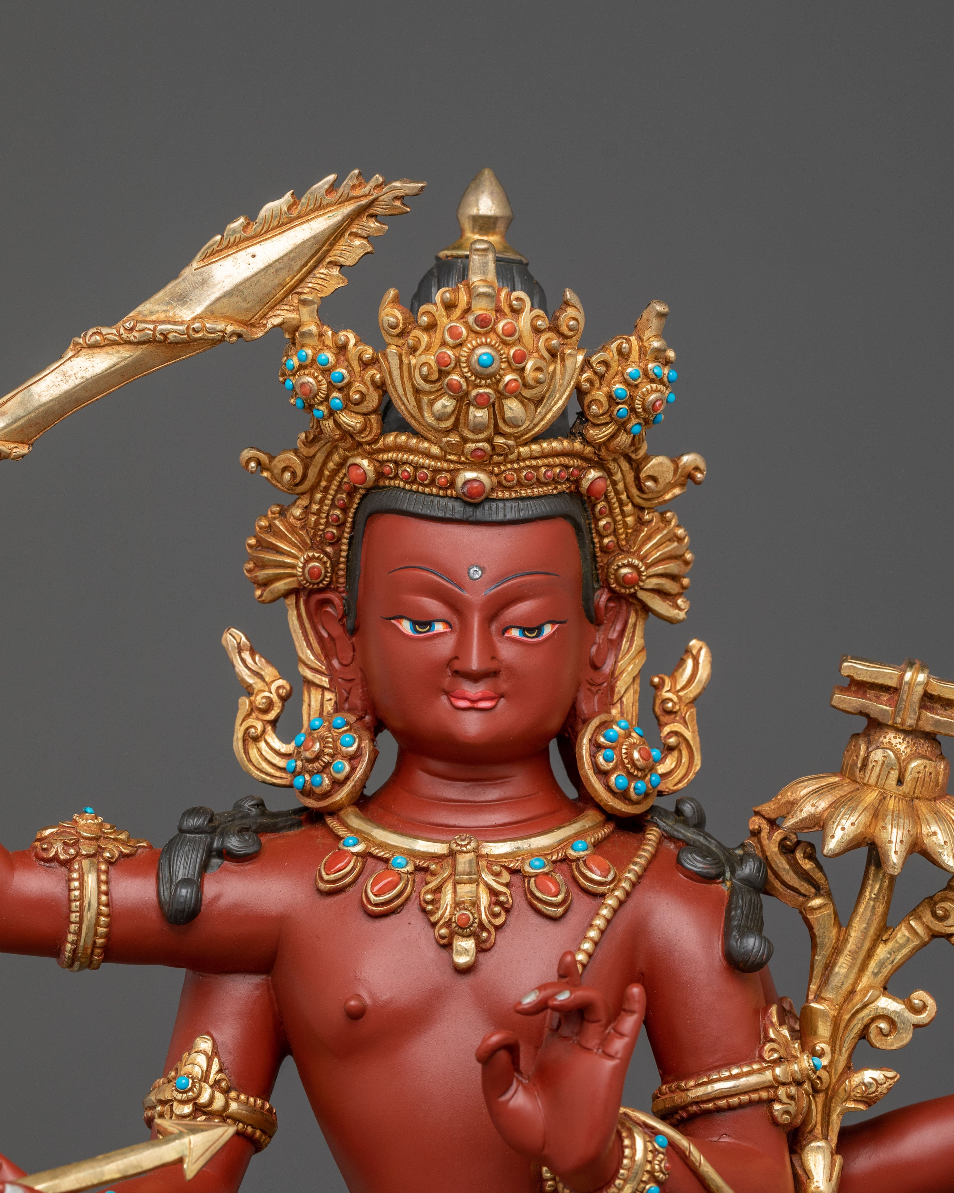 Maha Manjushri Statue | Tibetan Buddhist Figurine